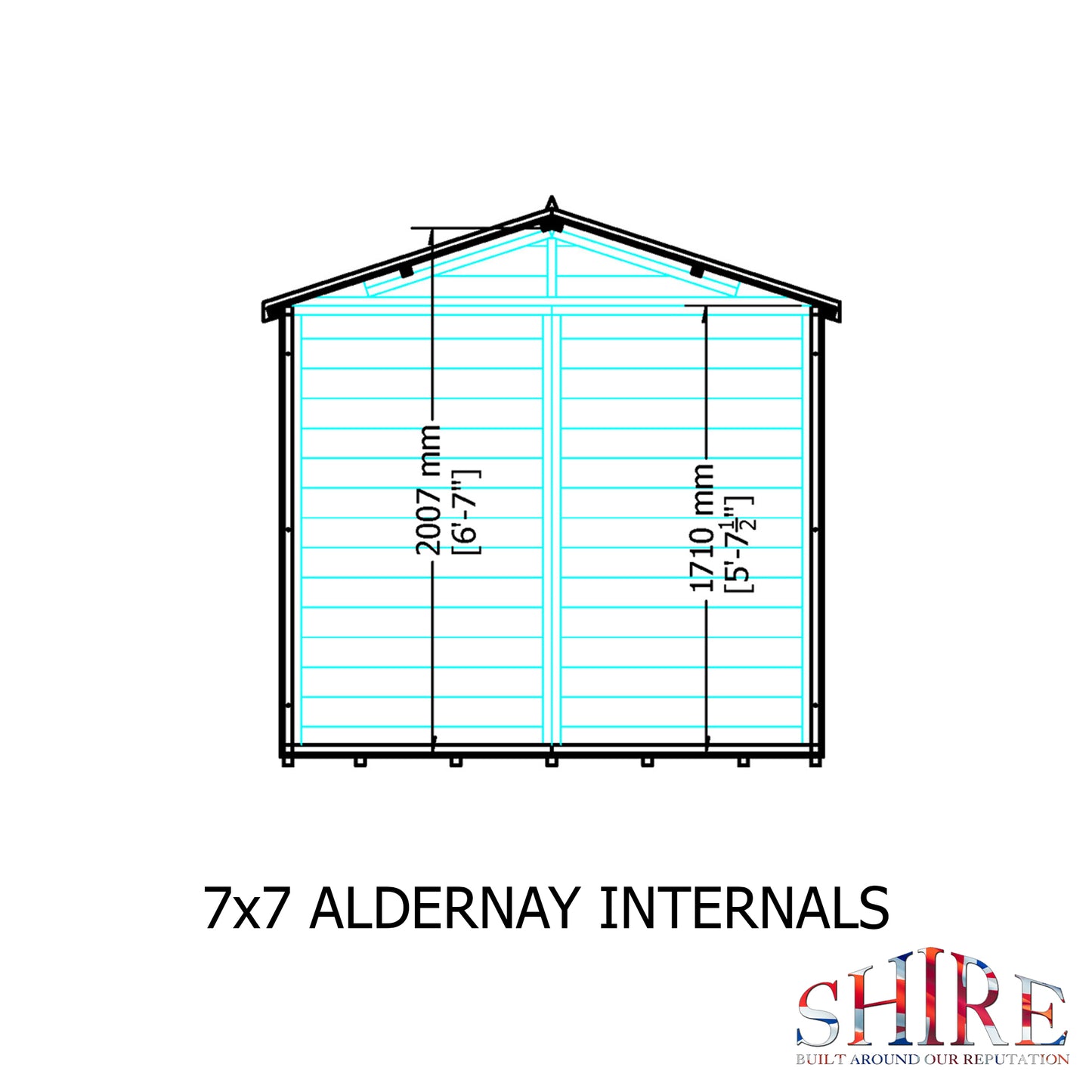 Shire Alderney 7 x 7