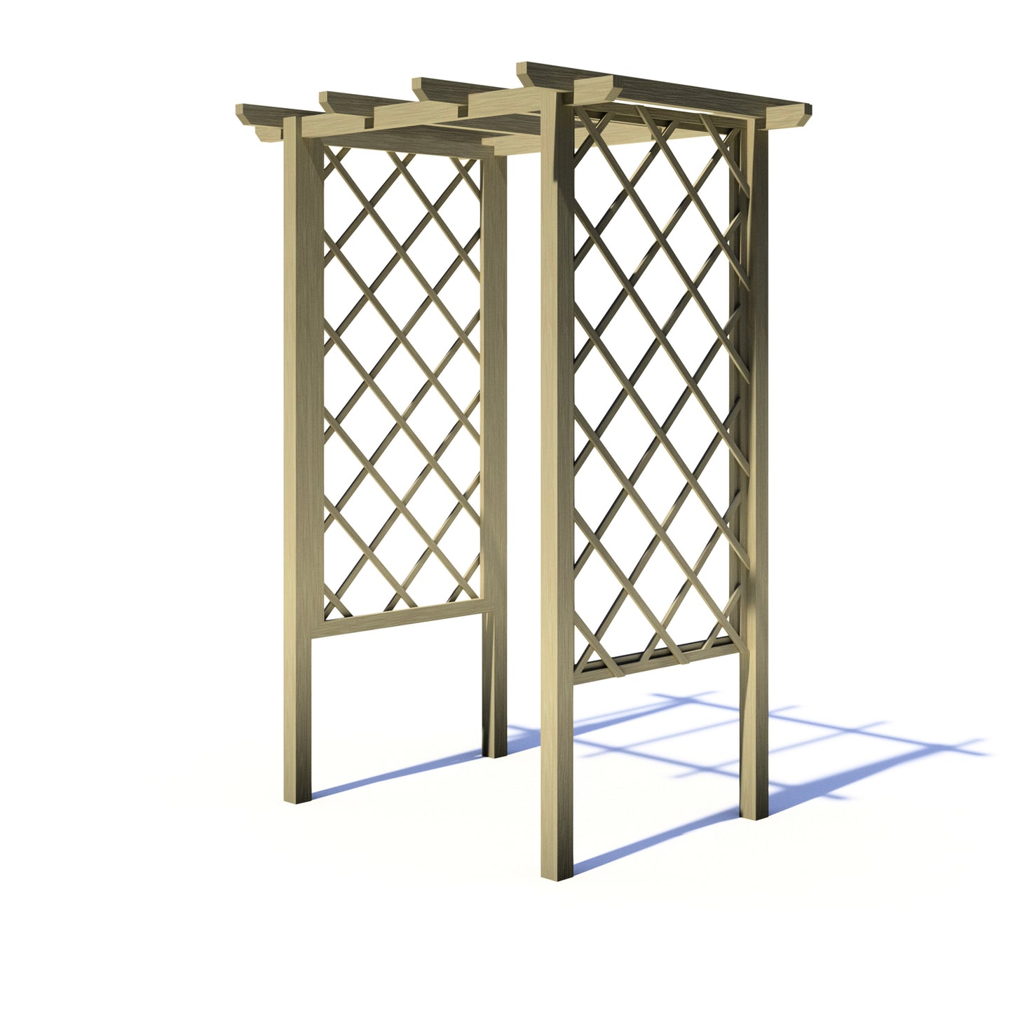 Shire Arch Trellis Pergola 4x3