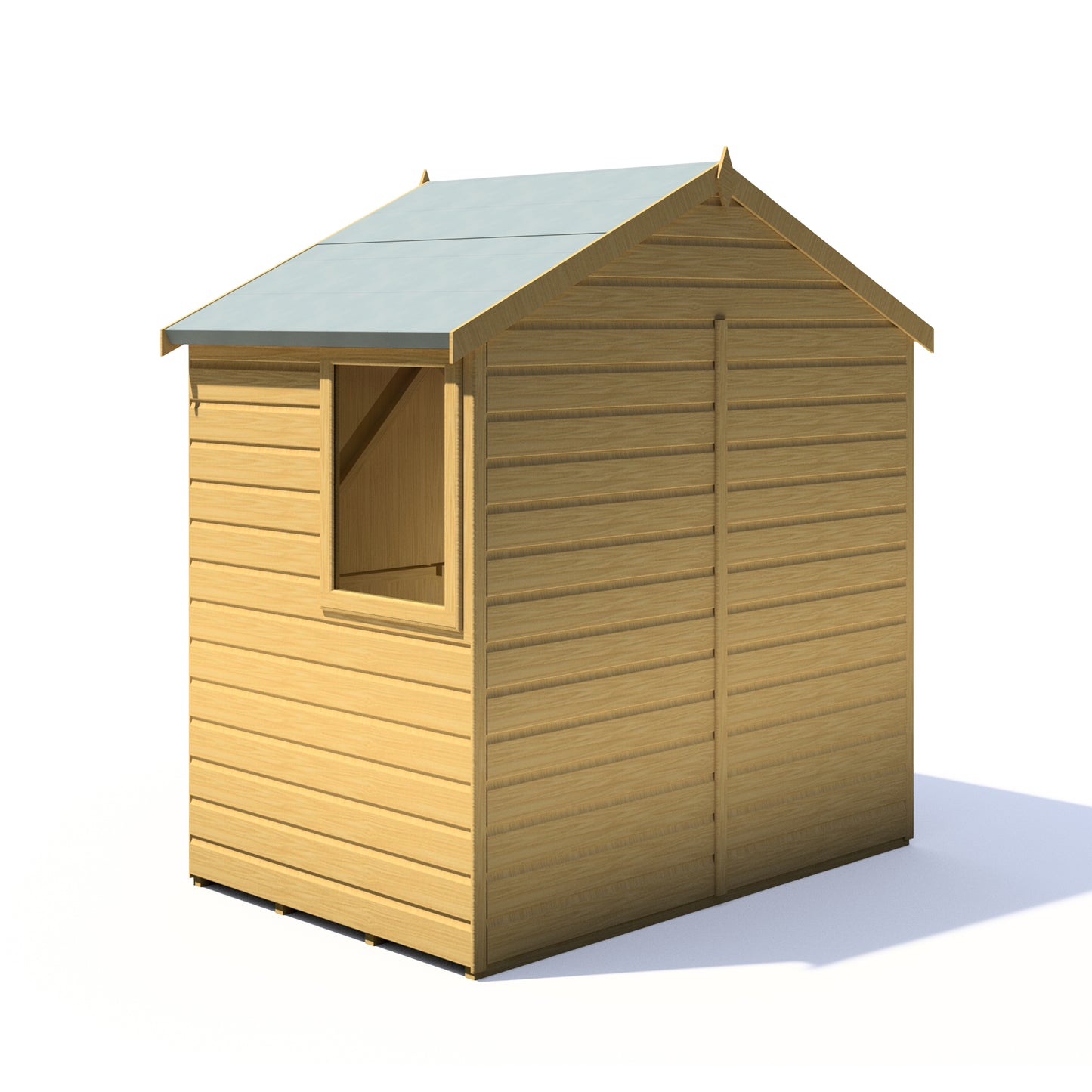 Shire Bute Shiplap Apex Double Door 4x6