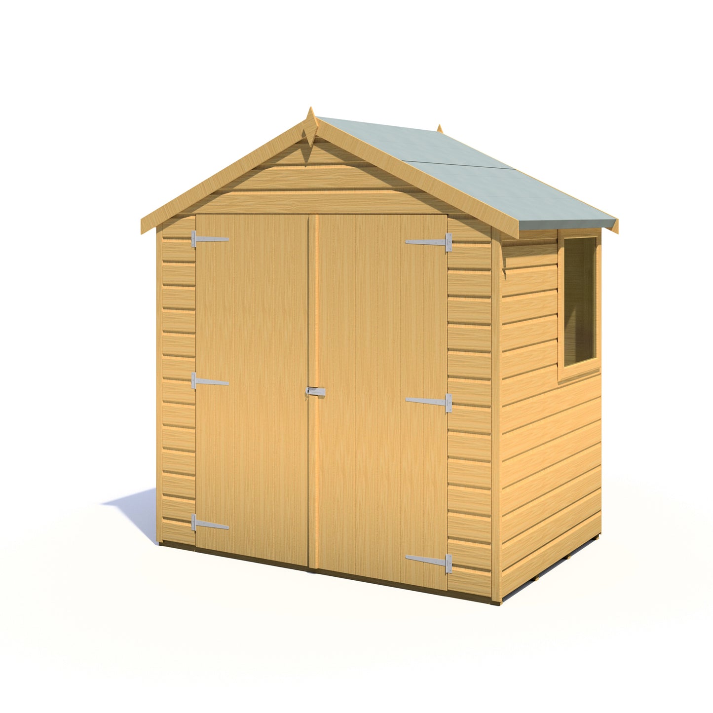 Shire Bute Shiplap Apex Double Door 4x6