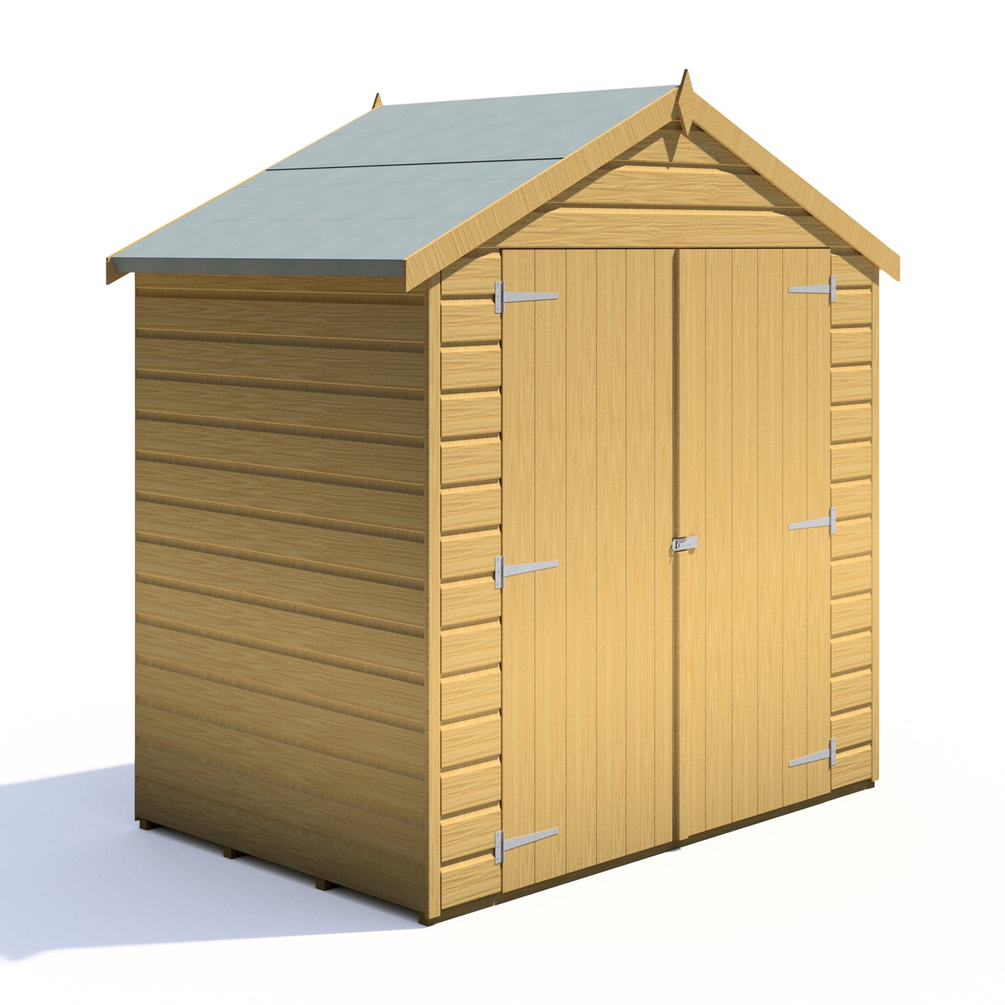 Shire Bute Shiplap Apex Double Door 4x6