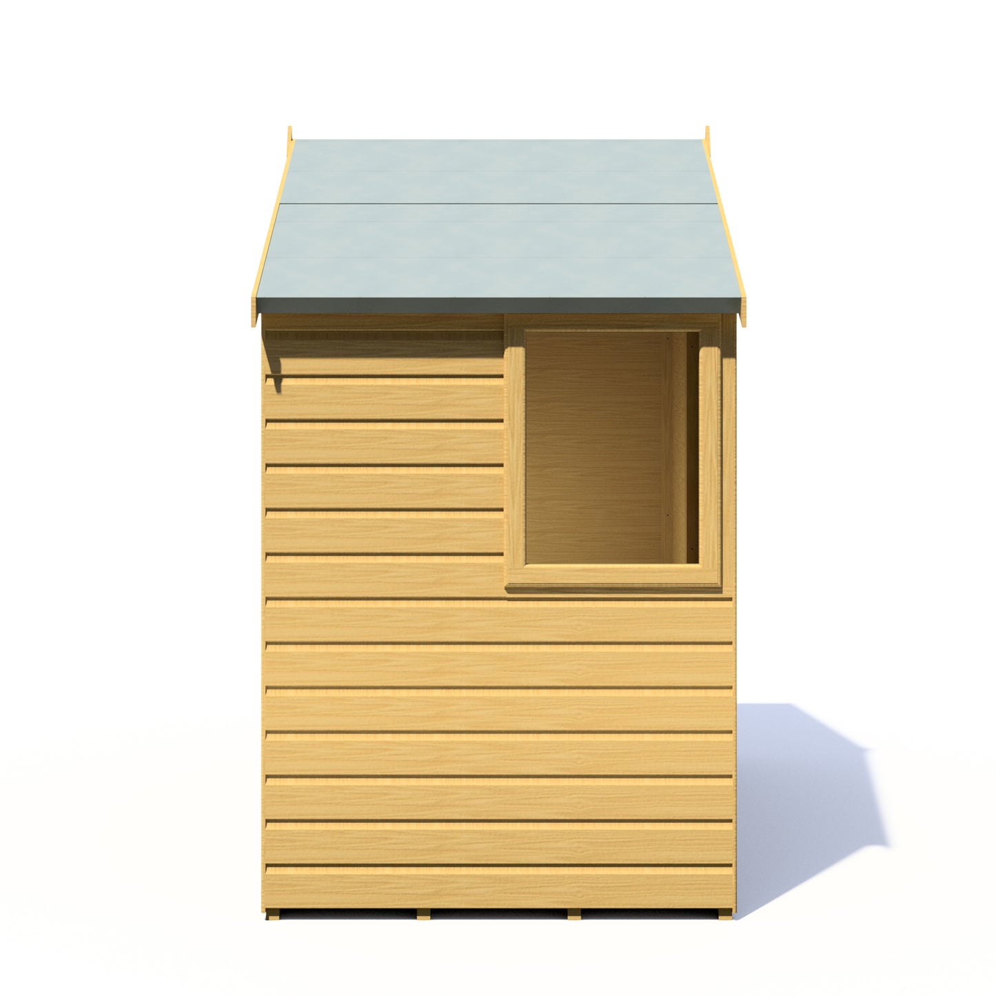 Shire Bute Shiplap Apex Double Door 4x6