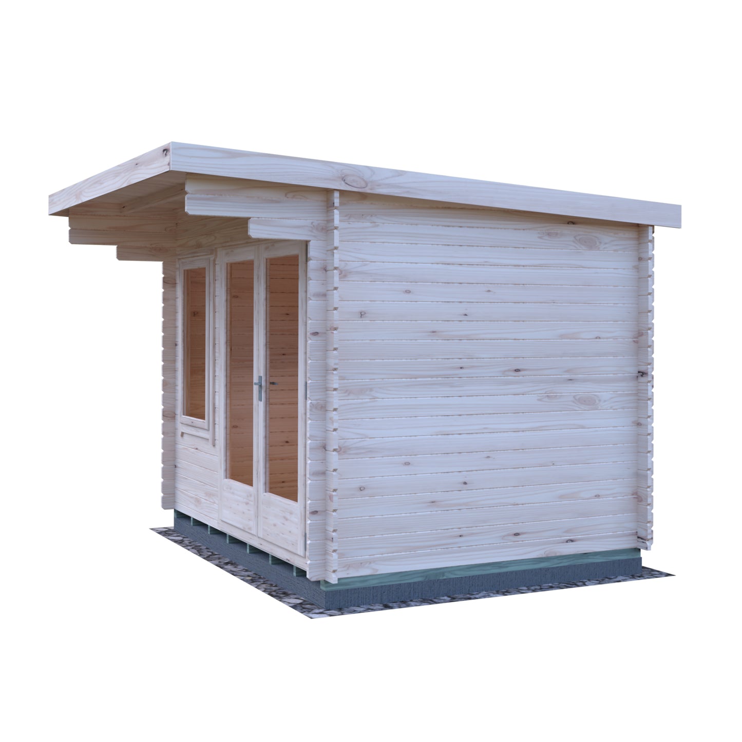 Shire Belgravia 8x10 Log Cabin (34mm - 70mm Logs)