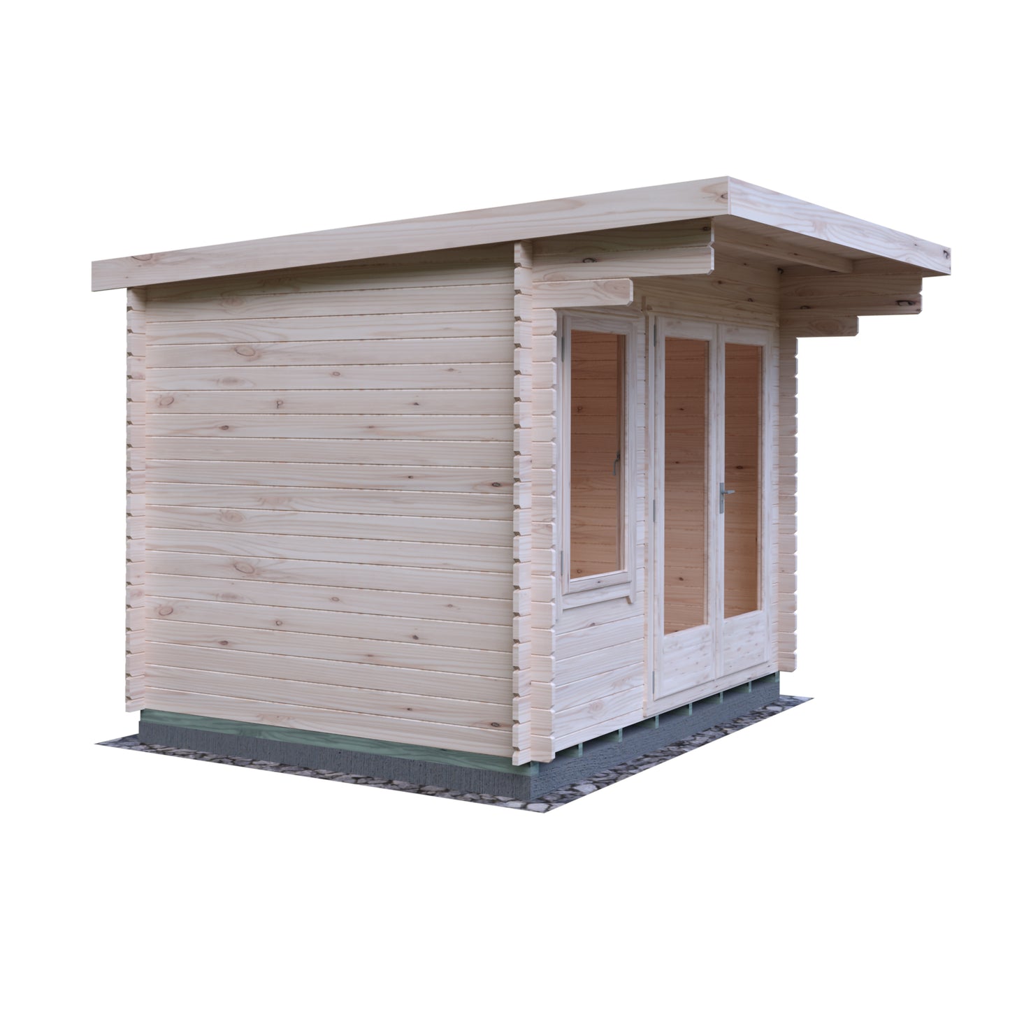 Shire Belgravia 8x10 Log Cabin (34mm - 70mm Logs)
