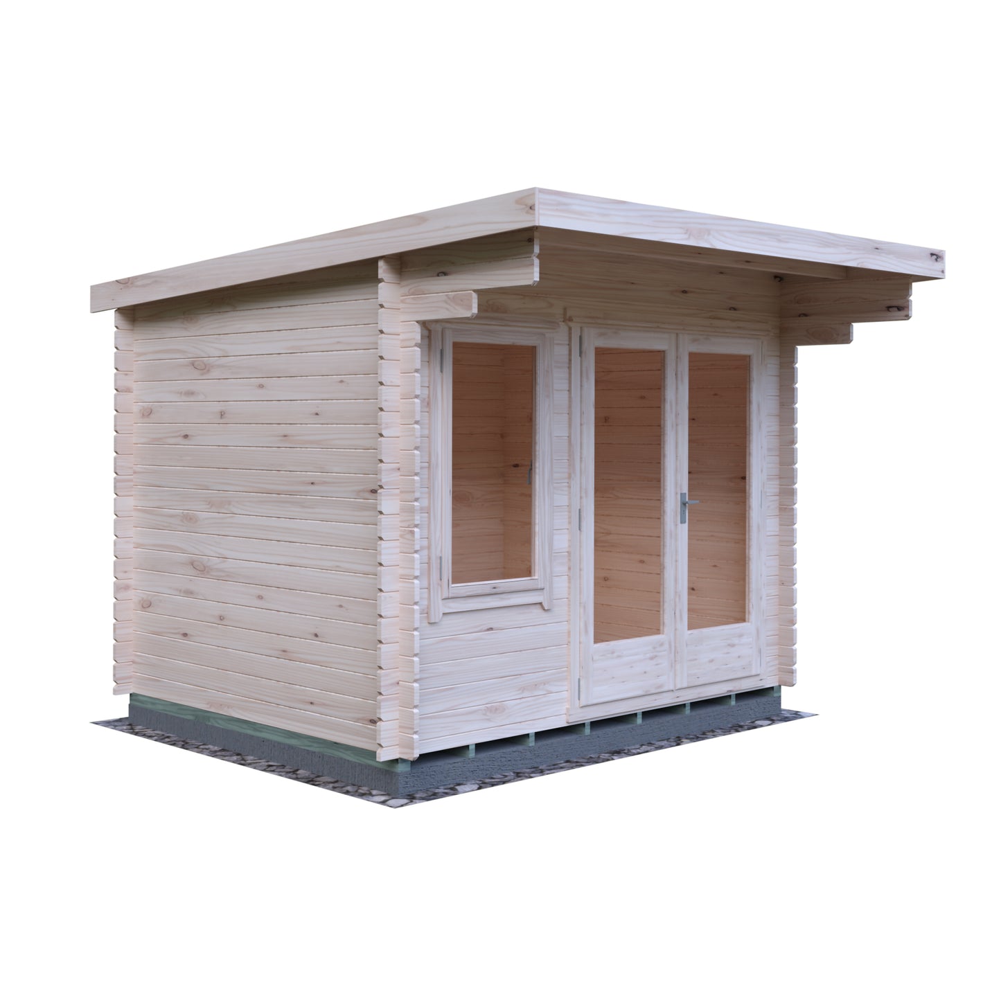 Shire Belgravia 8x10 Log Cabin (34mm - 70mm Logs)