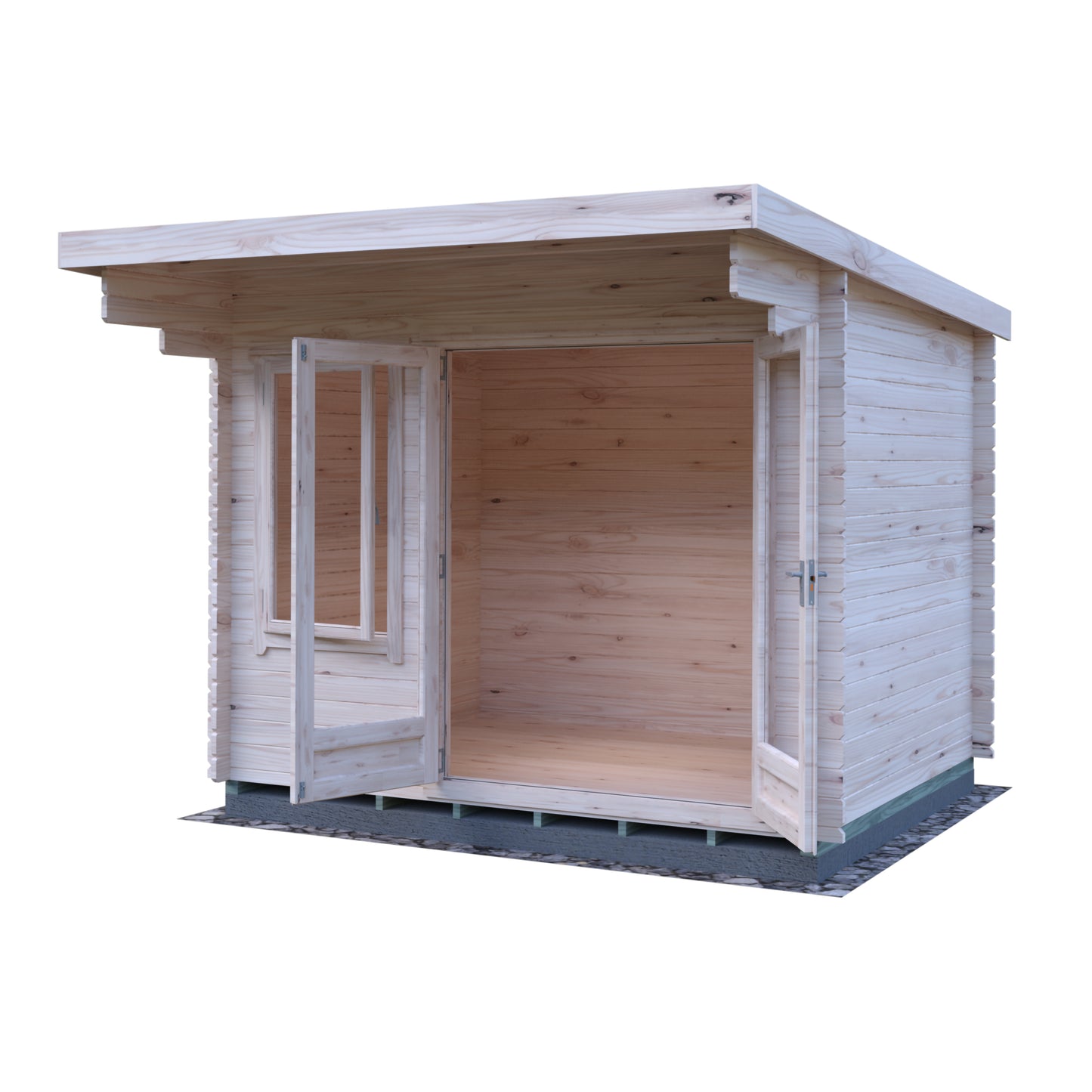 Shire Belgravia 8x10 Log Cabin (34mm - 70mm Logs)