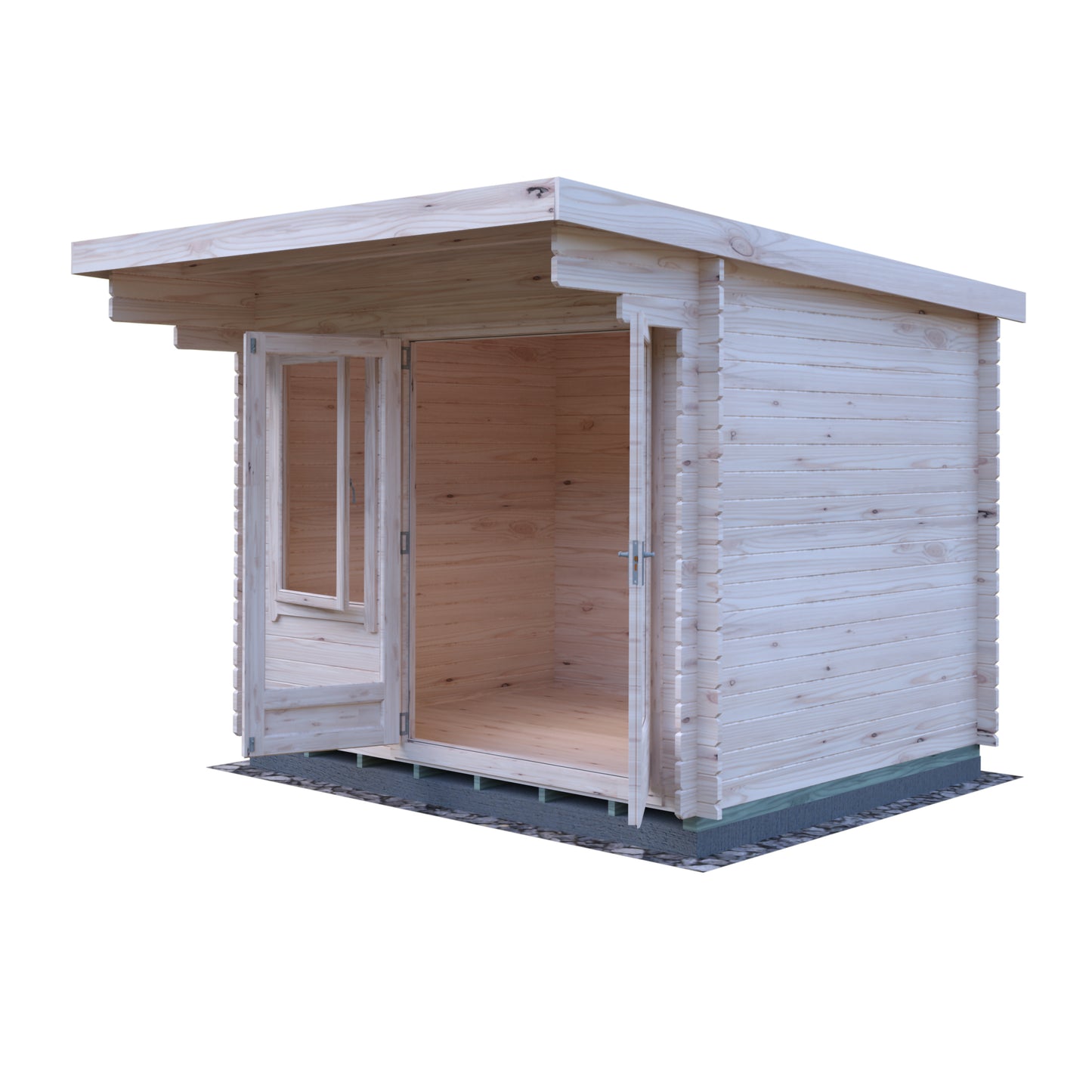 Shire Belgravia 8x10 Log Cabin (34mm - 70mm Logs)