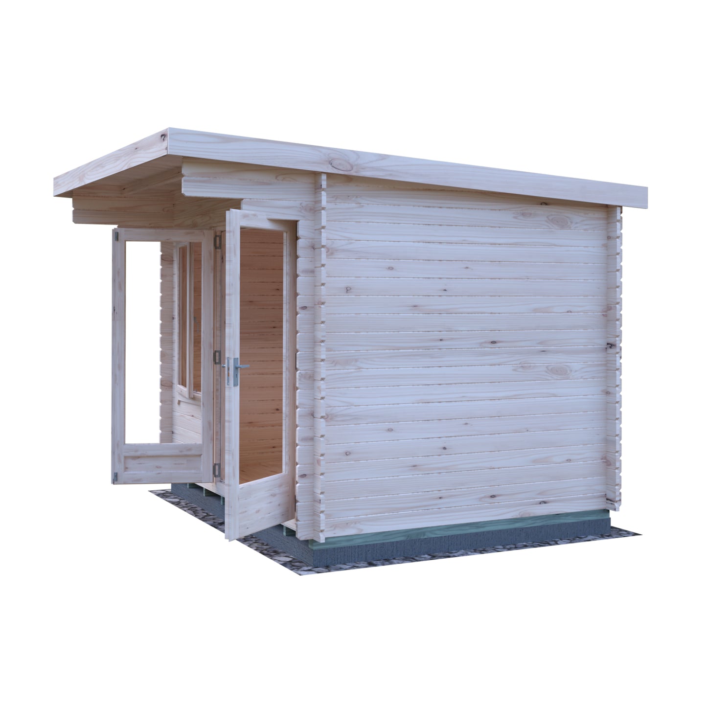 Shire Belgravia 8x10 Log Cabin (34mm - 70mm Logs)