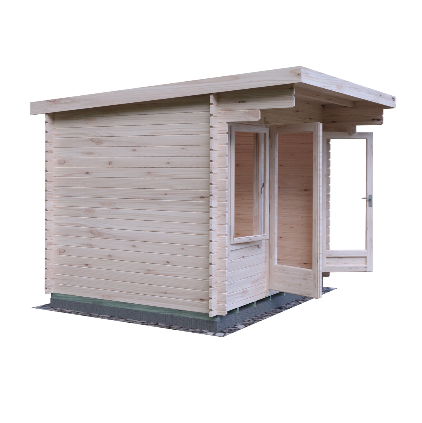 Shire Belgravia 8x10 Log Cabin (34mm - 70mm Logs)