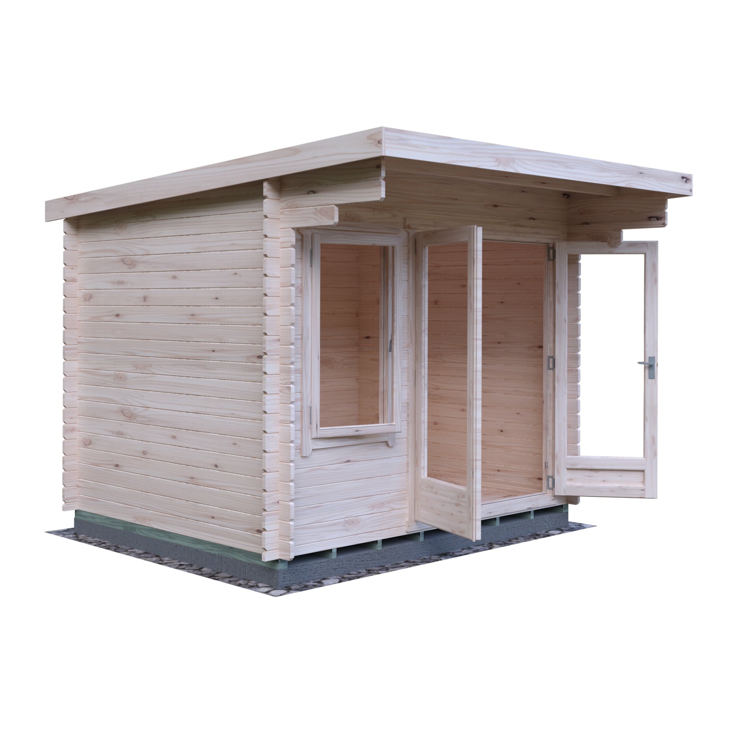 Shire Belgravia 8x10 Log Cabin (34mm - 70mm Logs)
