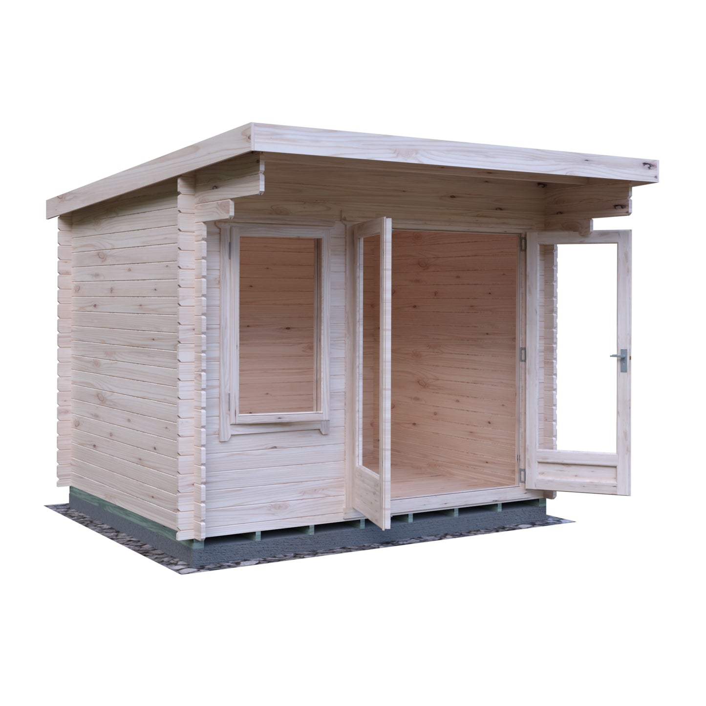 Shire Belgravia 8x10 Log Cabin (34mm - 70mm Logs)