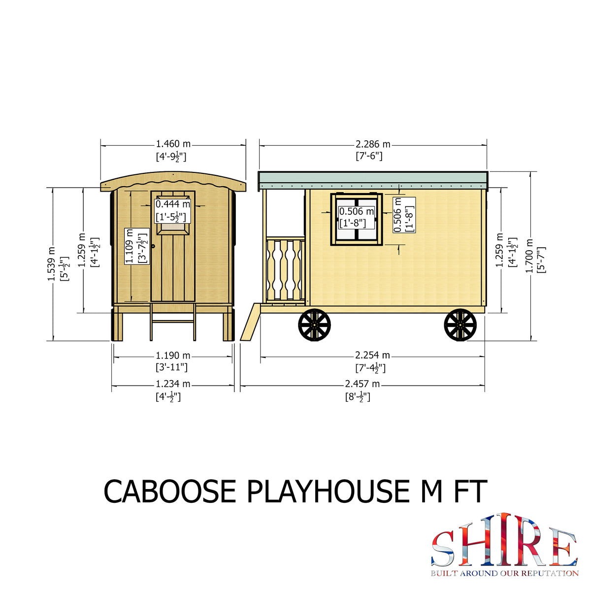 Shire Caboose 4x8 Loglap