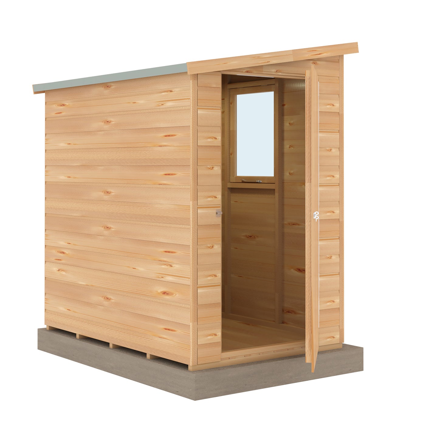 Shire Caldey Single Door 6x4 Loglap Style A