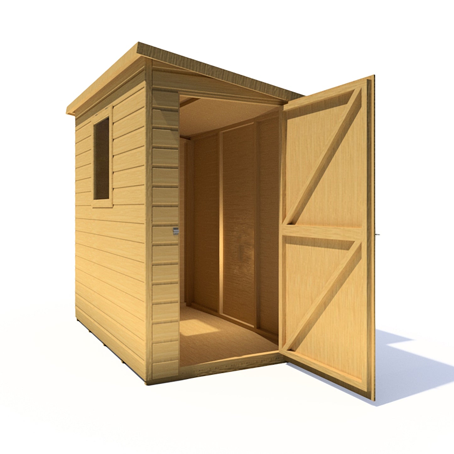 Shire Caldey Single Door 6x4 Loglap Style B