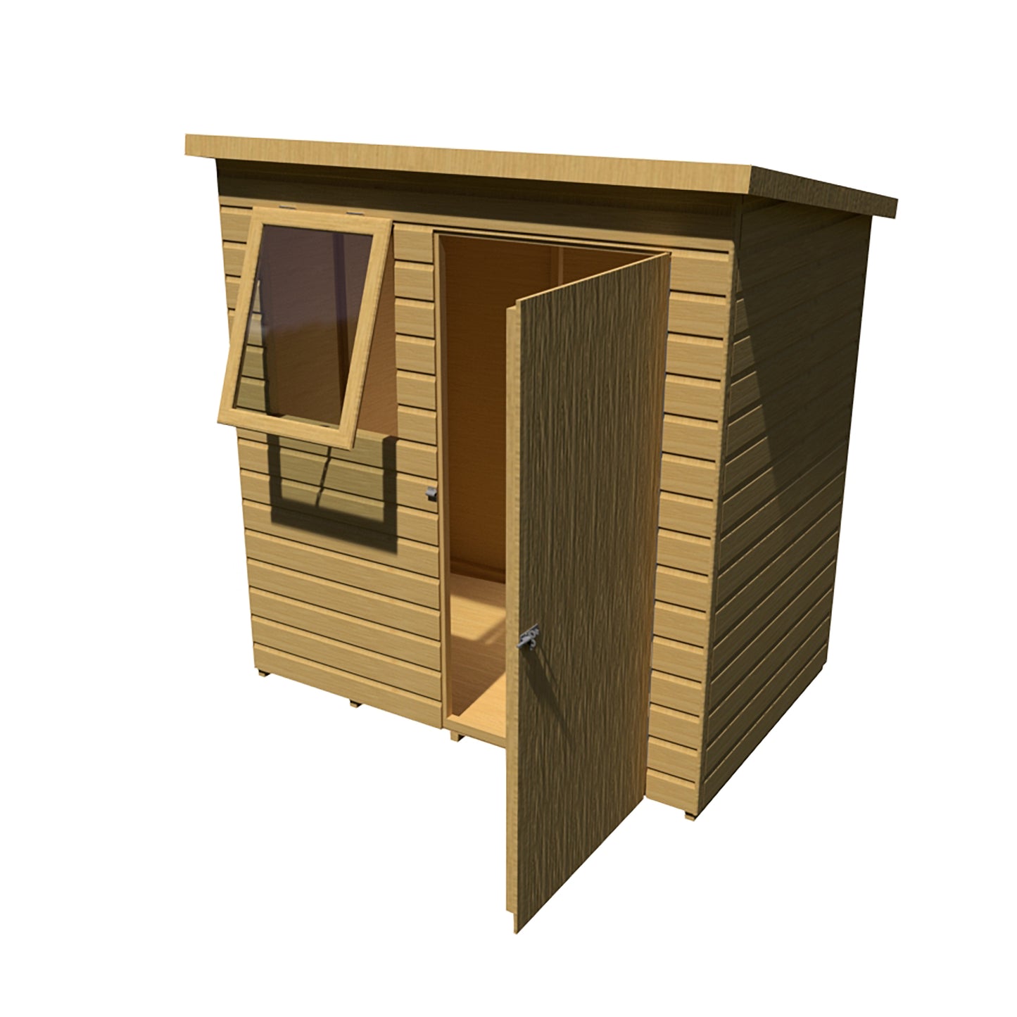Shire Caldey Single Door 6x4 Loglap Style C