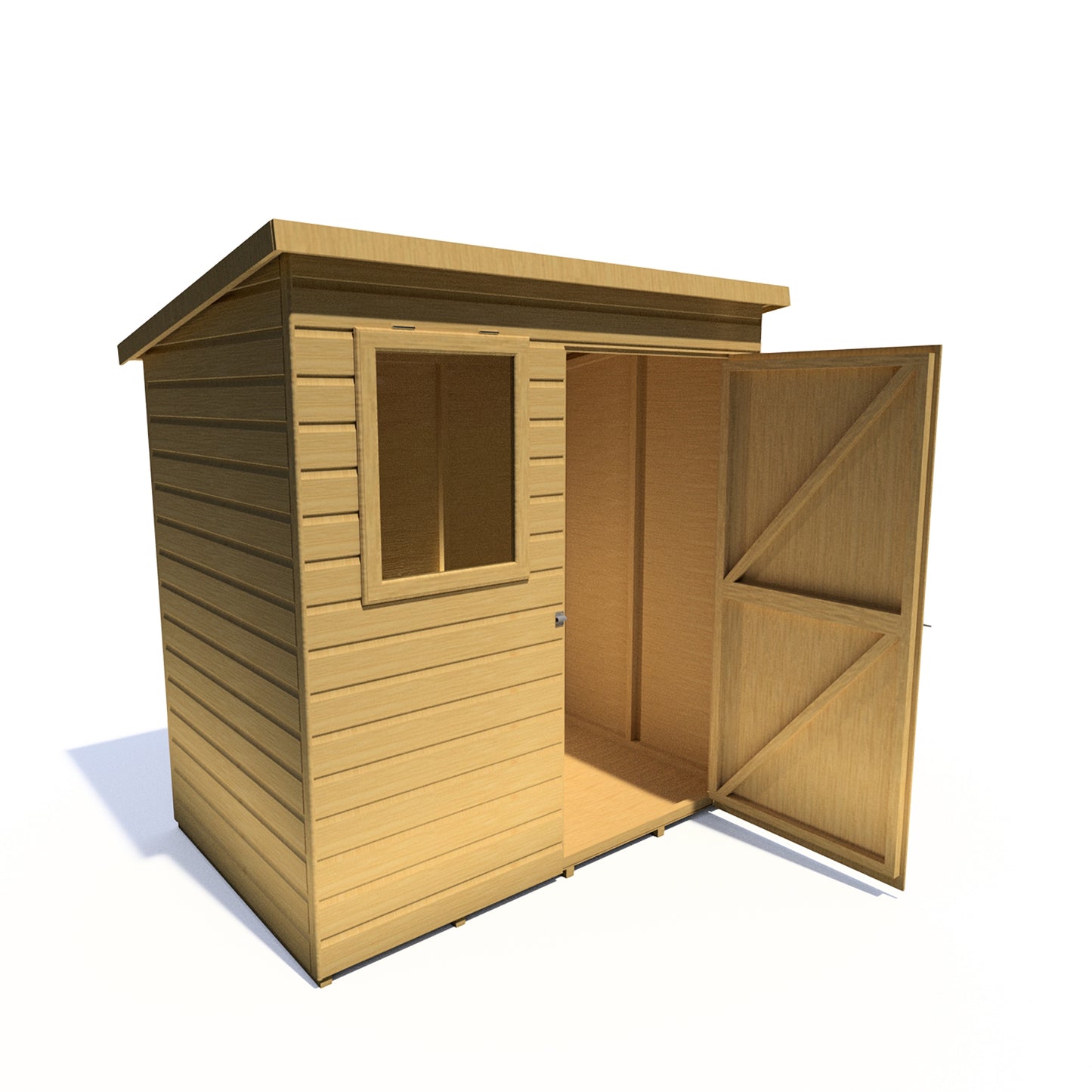 Shire Caldey Single Door 6x4 Loglap Style C