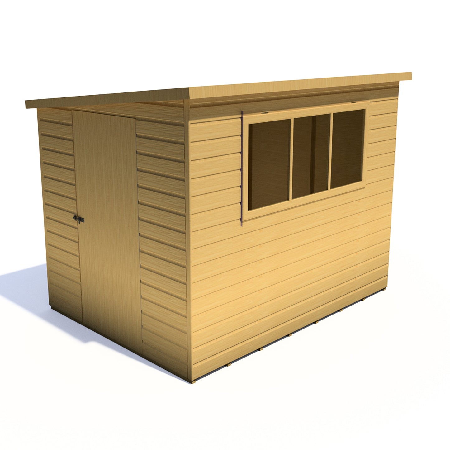 Shire Caldey Single Door 8x6 Loglap Style A