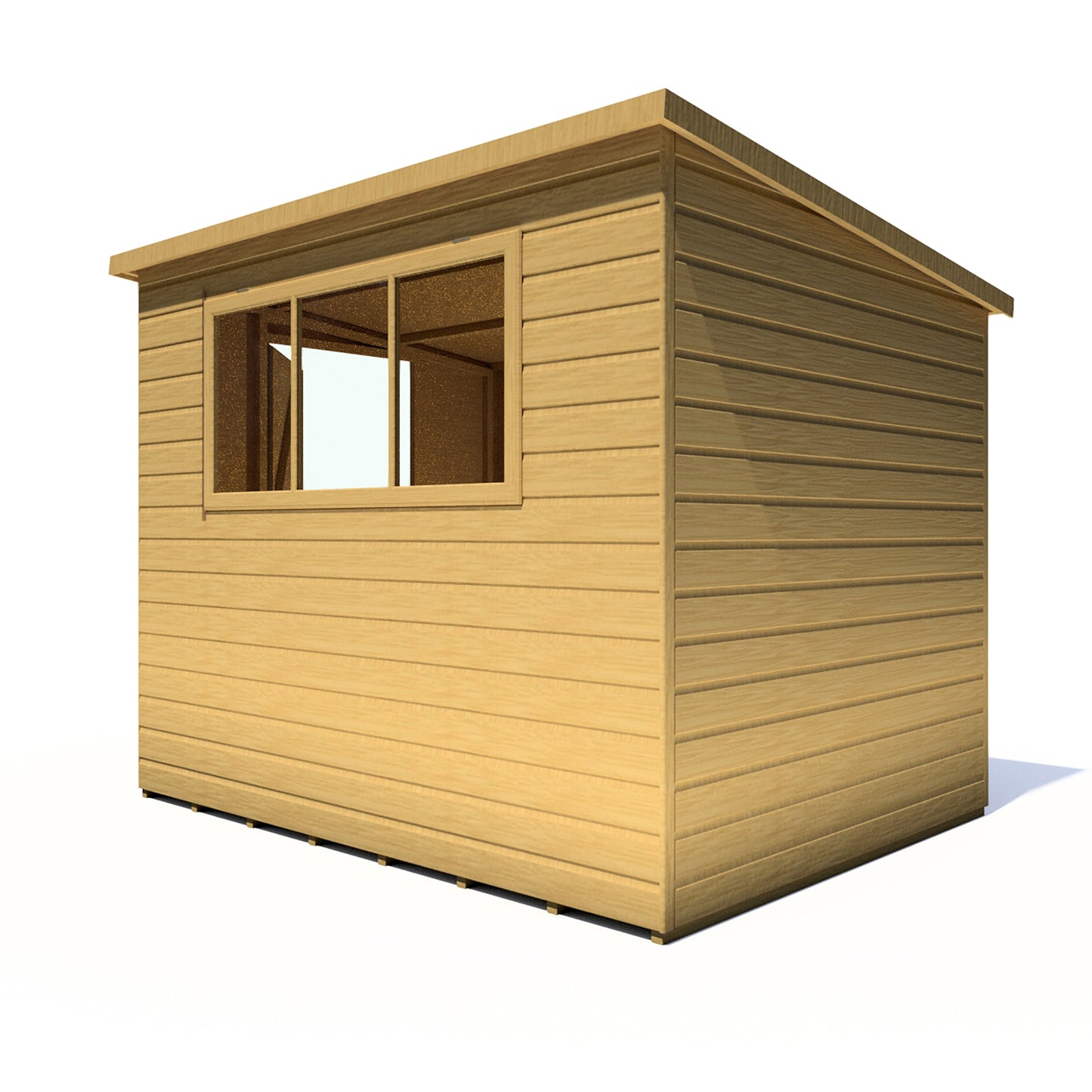 Shire Caldey Single Door 8x6 Loglap Style A