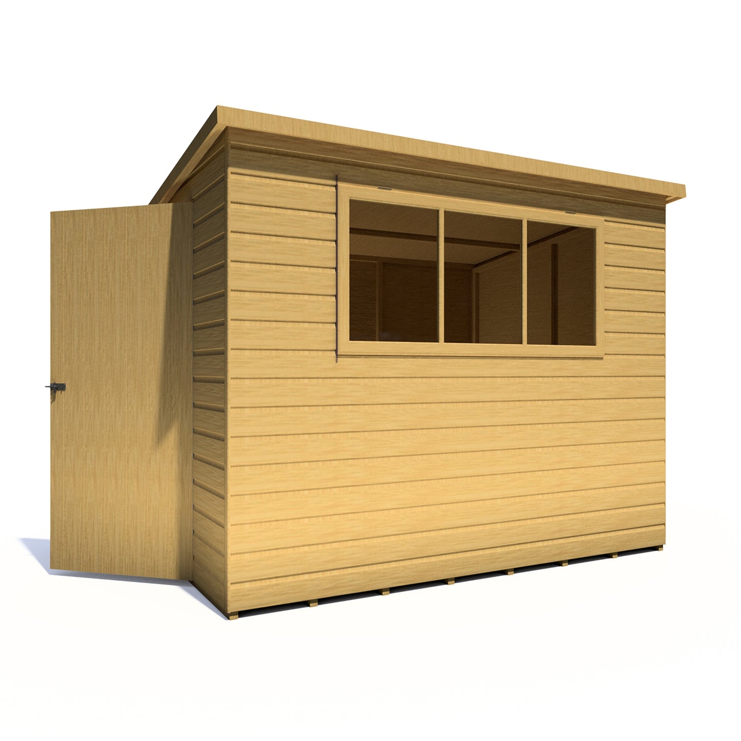 Shire Caldey Single Door 8x6 Loglap Style A