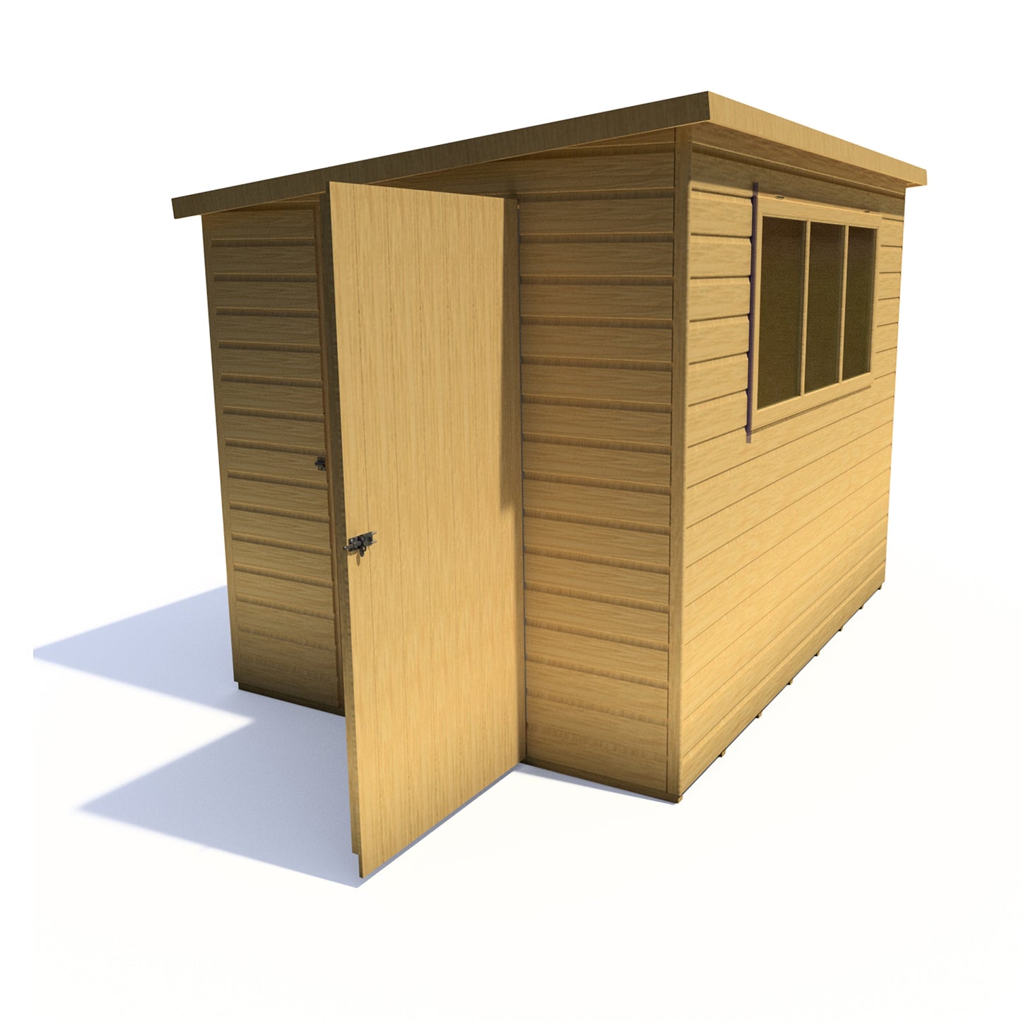Shire Caldey Single Door 8x6 Loglap Style A
