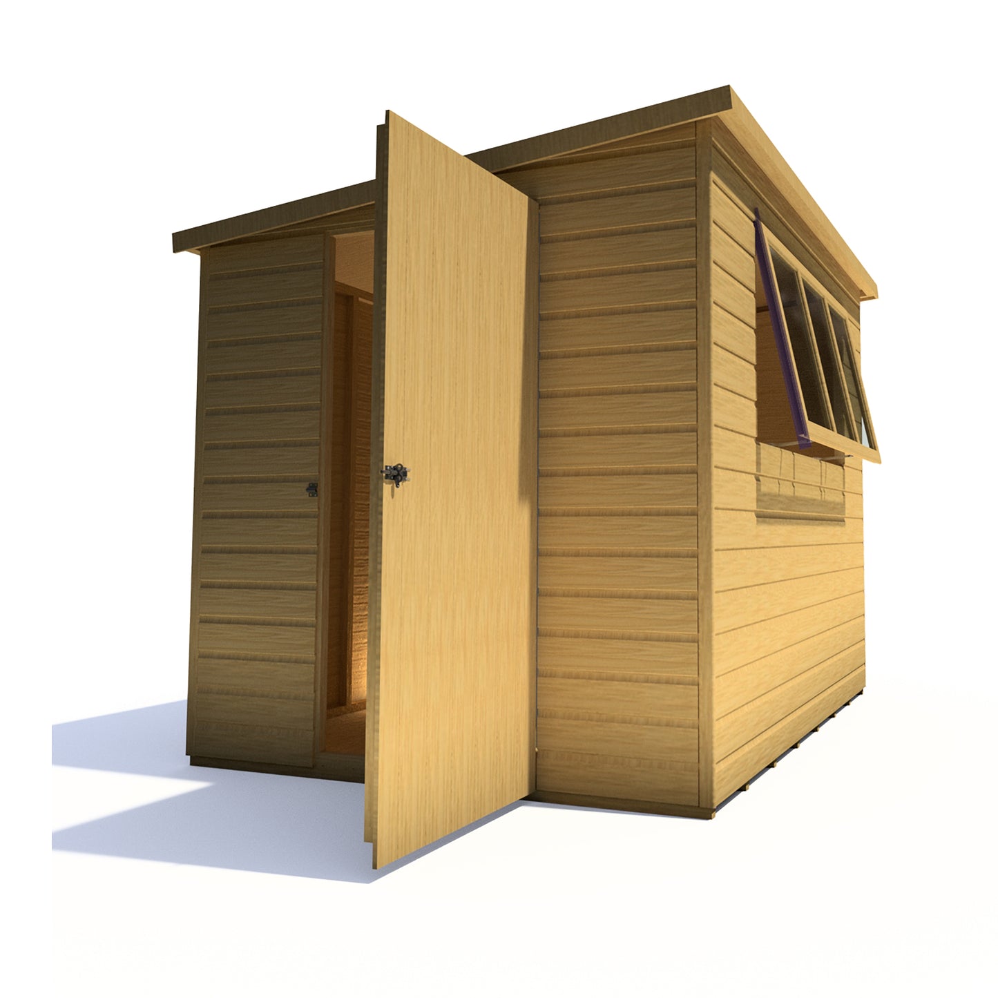 Shire Caldey Single Door 8x6 Loglap Style A