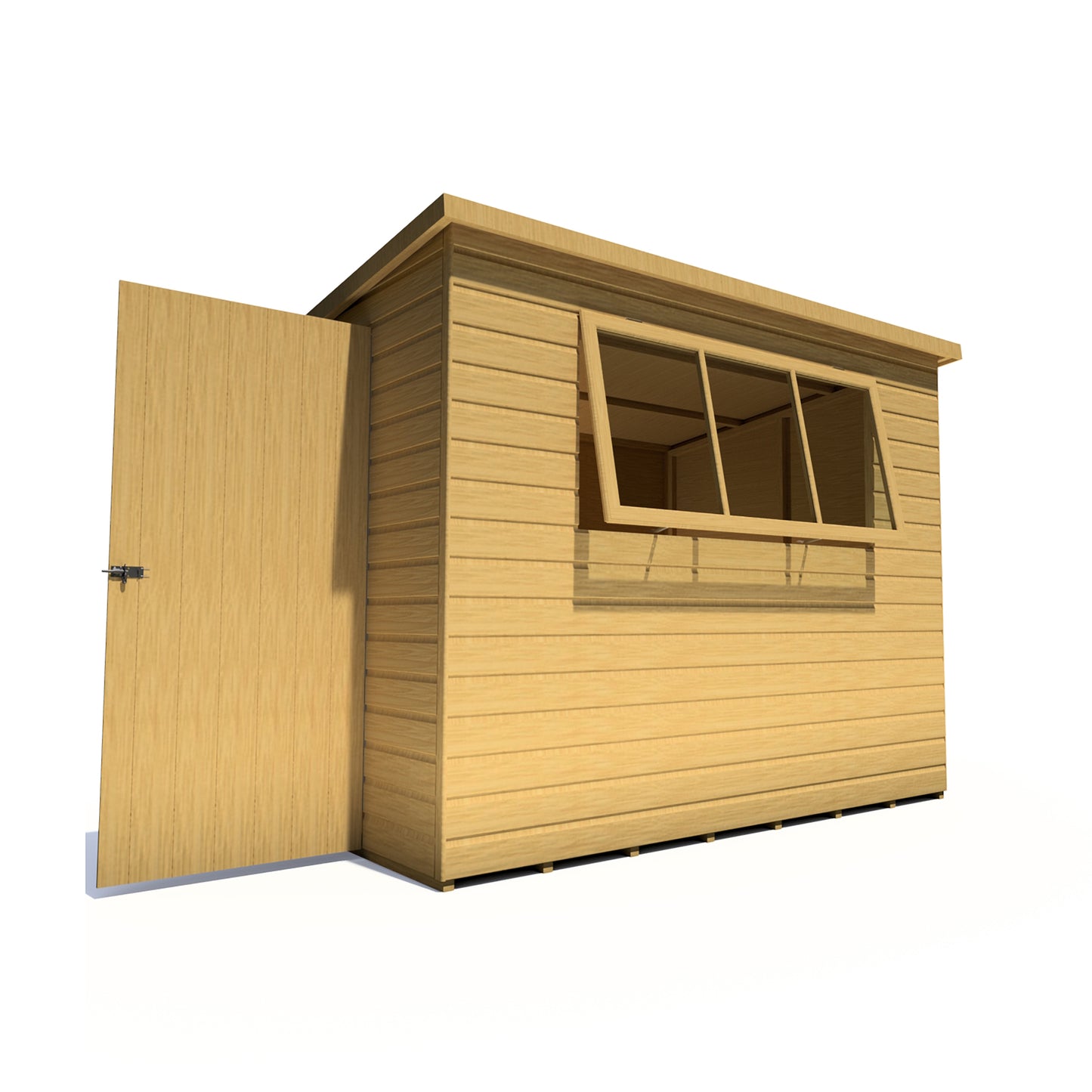 Shire Caldey Single Door 8x6 Loglap Style A