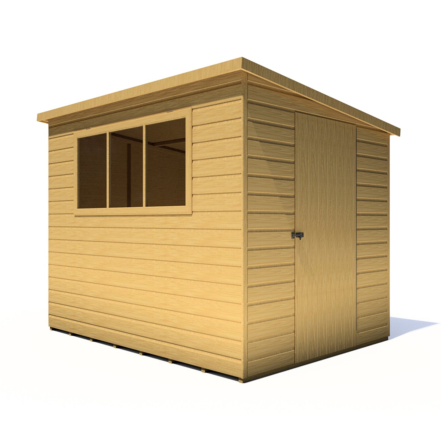Shire Caldey Single Door 8x6 Shiplap Style B