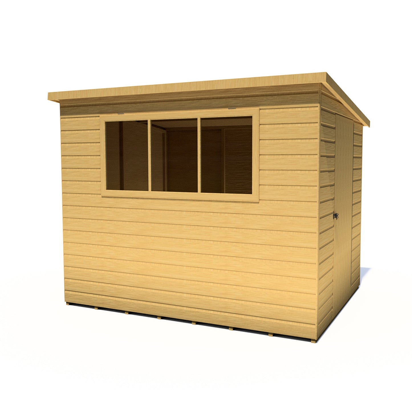 Shire Caldey Single Door 8x6 Shiplap Style B