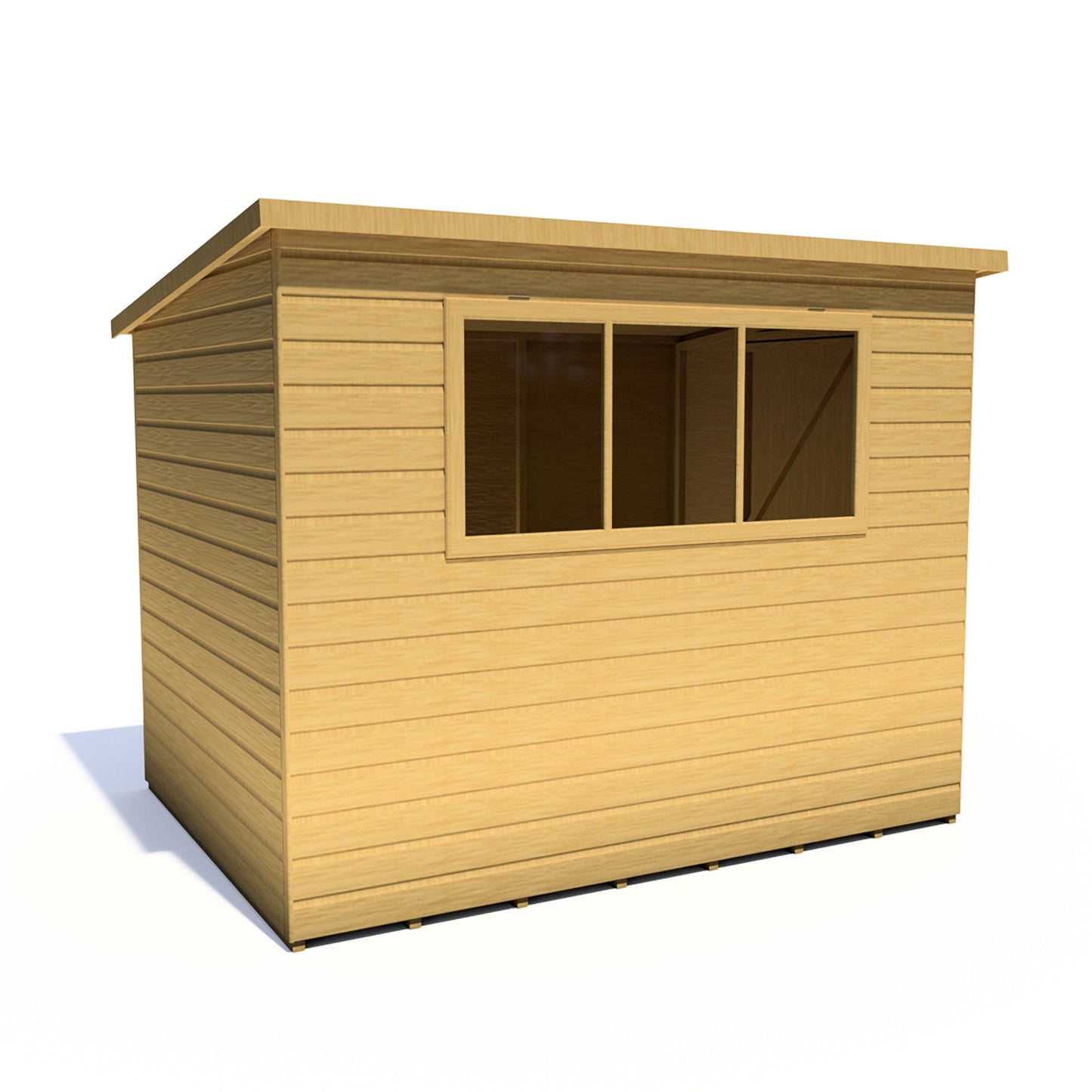 Shire Caldey Single Door 8x6 Shiplap Style B