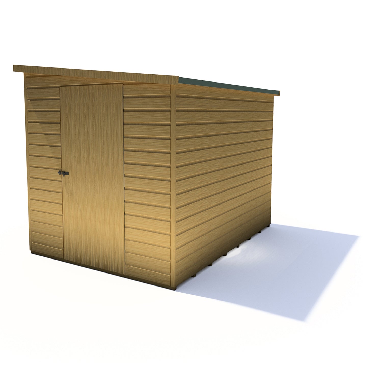 Shire Caldey Single Door 8x6 Shiplap Style B