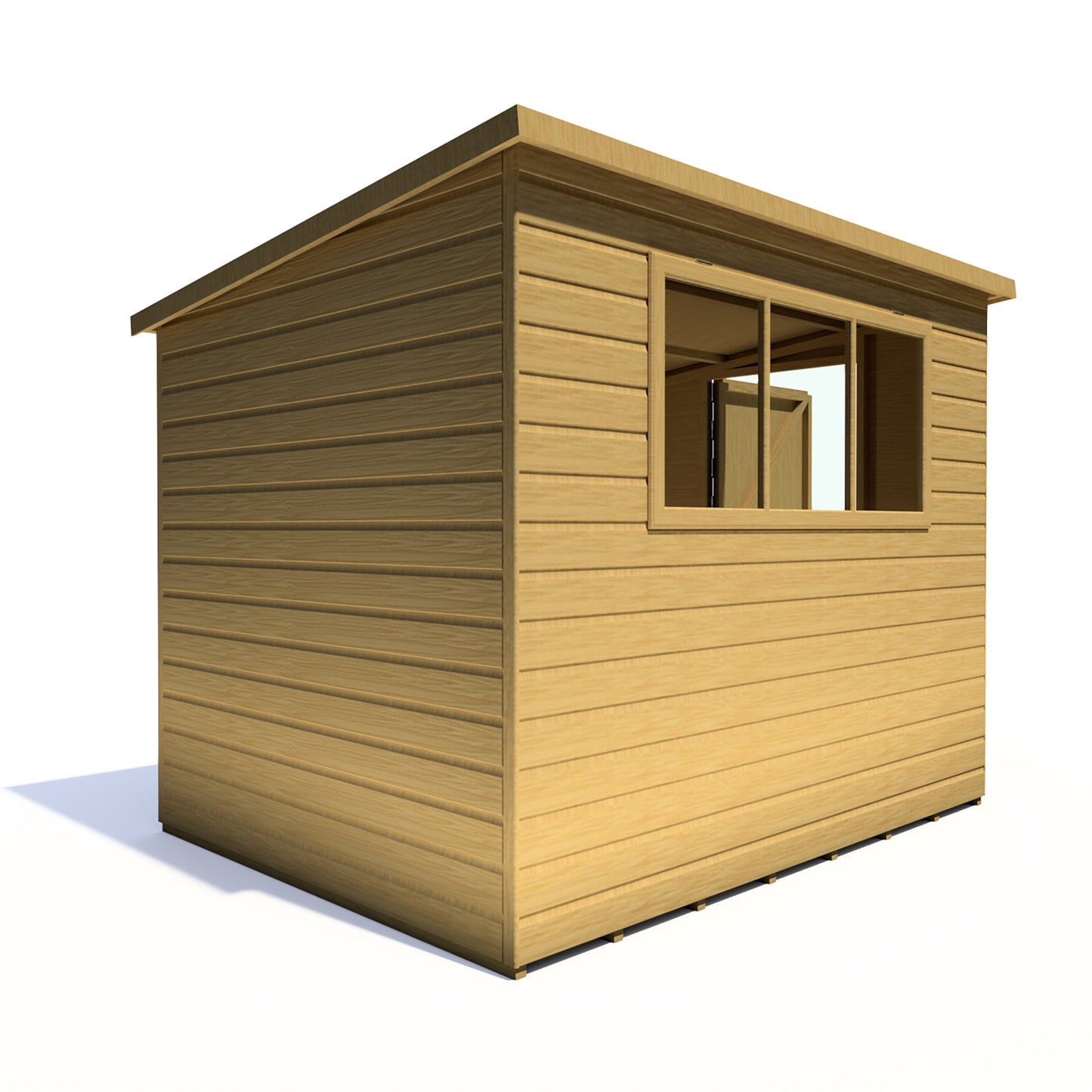 Shire Caldey Single Door 8x6 Shiplap Style B