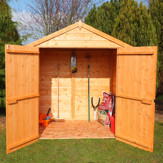 Shire Bute Shiplap Apex Double Door 4x6