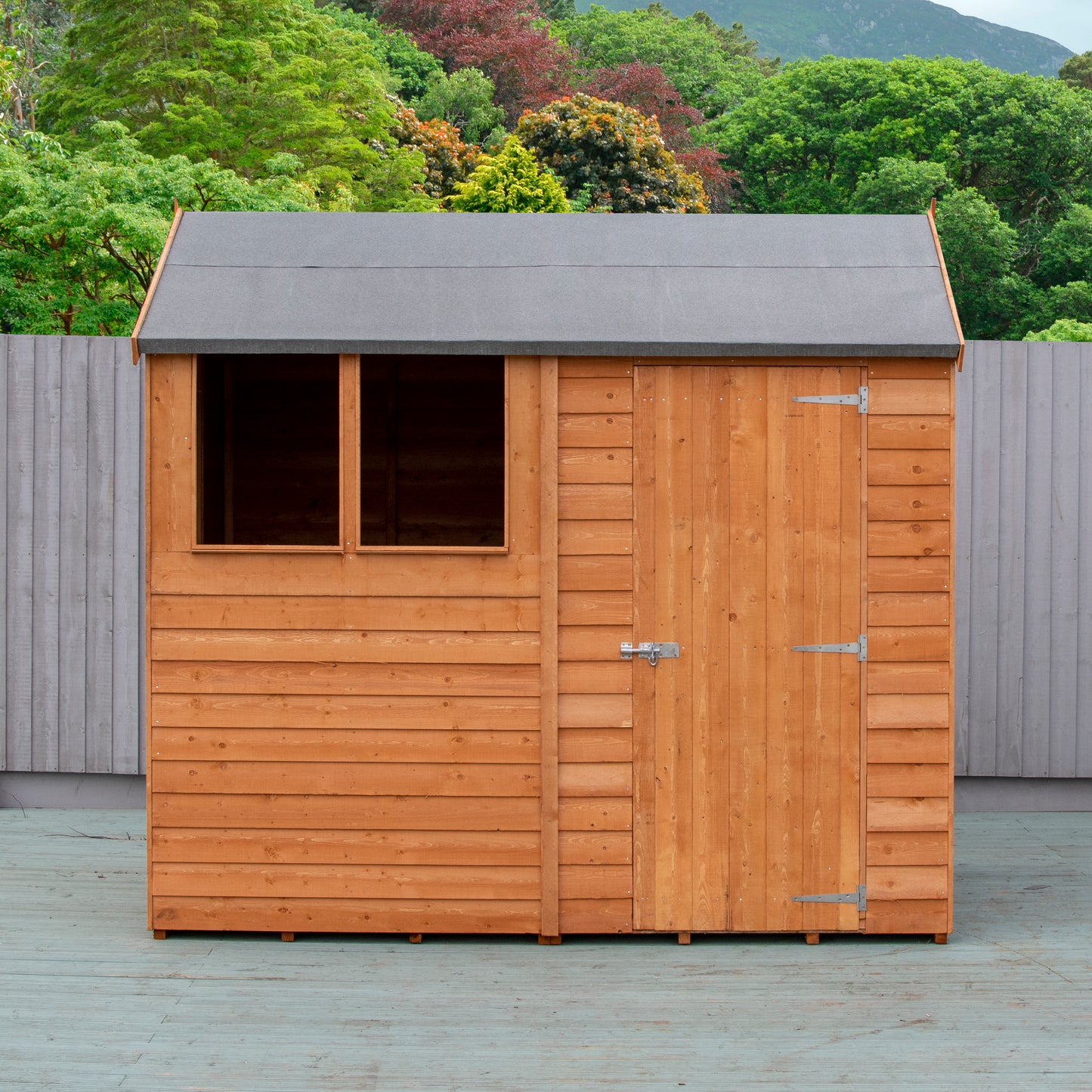 Shire Overlap 8x6 Single Door Reverse Apex Amaryllis 8x6
