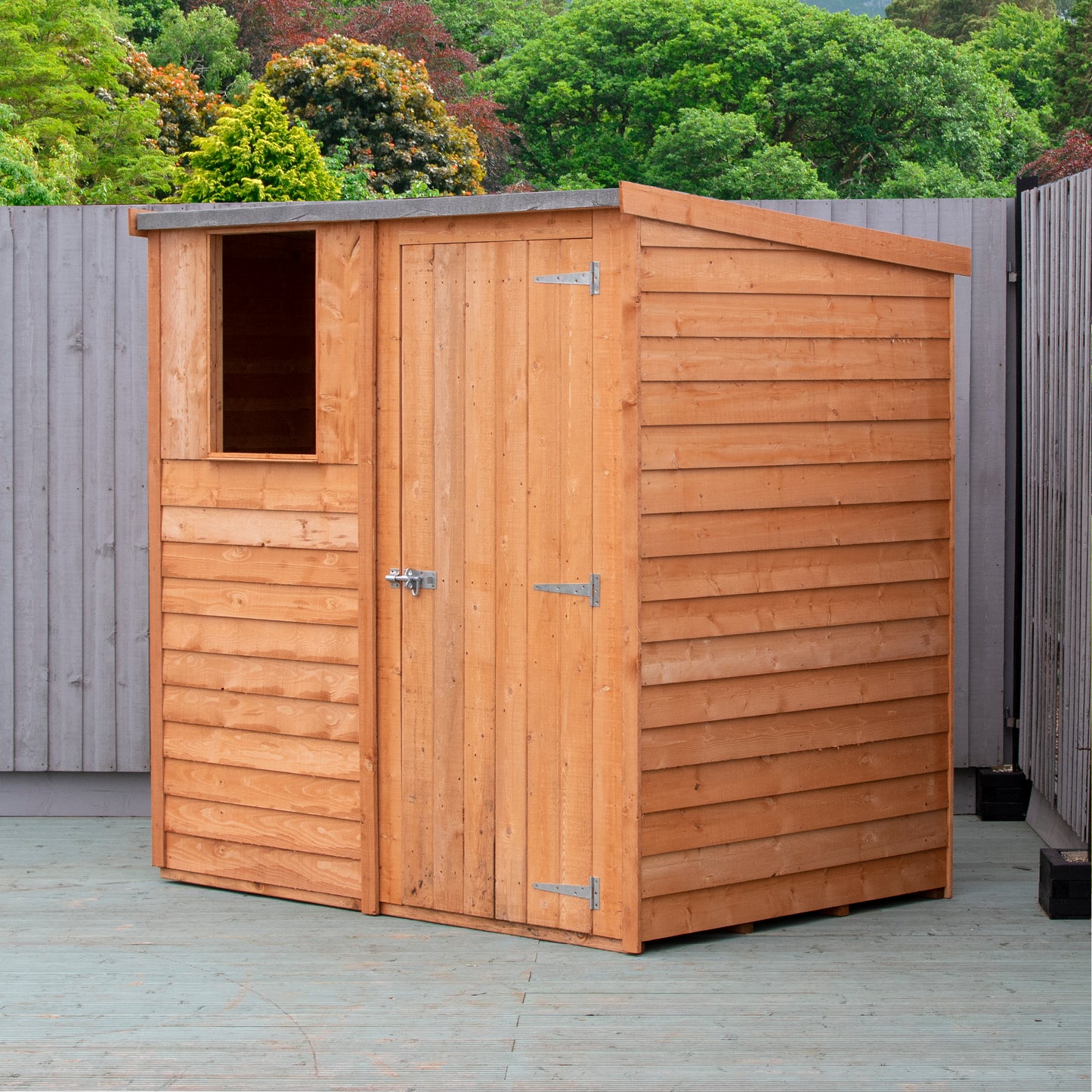 Shire Overlap Pent 6x4 Single Door 6x4