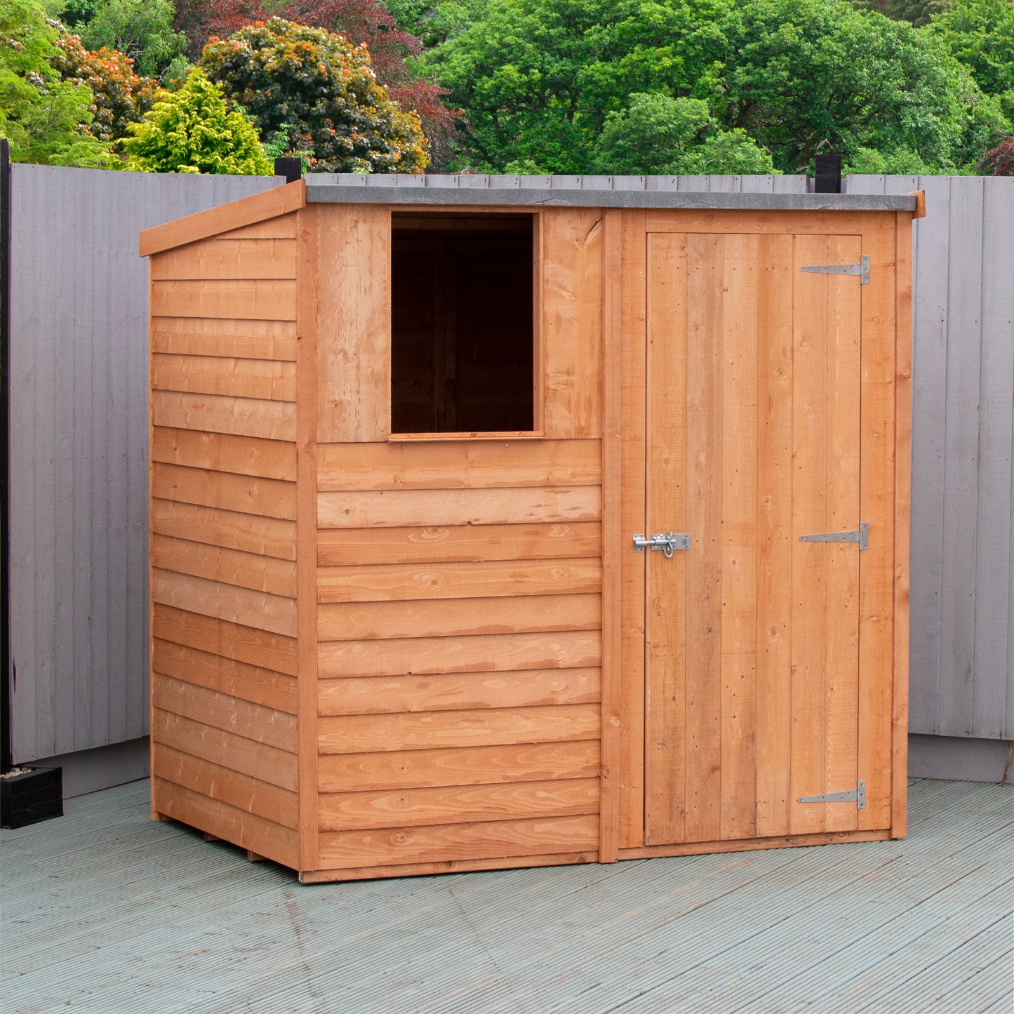 Shire Overlap Pent 6x4 Single Door 6x4