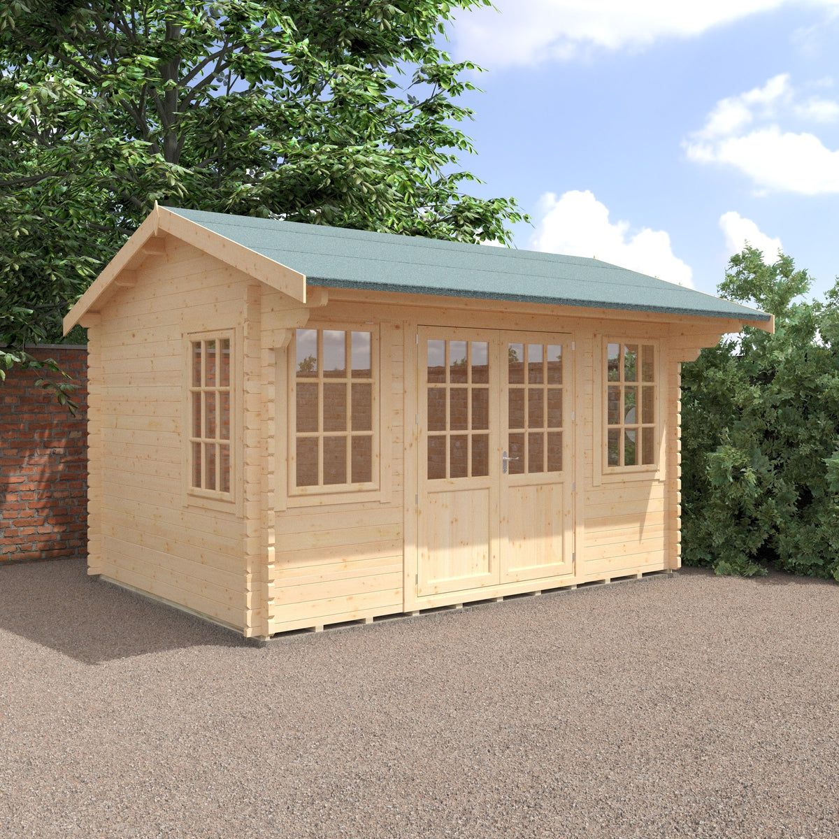 16x10 Dalton 44mm Log Cabin
