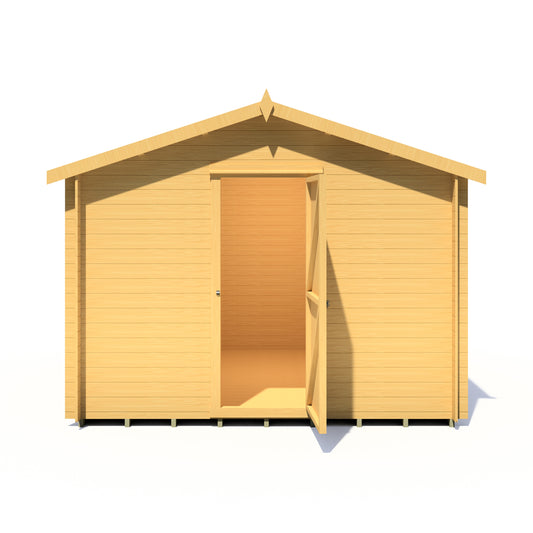 Shire Danbury 10x10 19mm Log Cabin