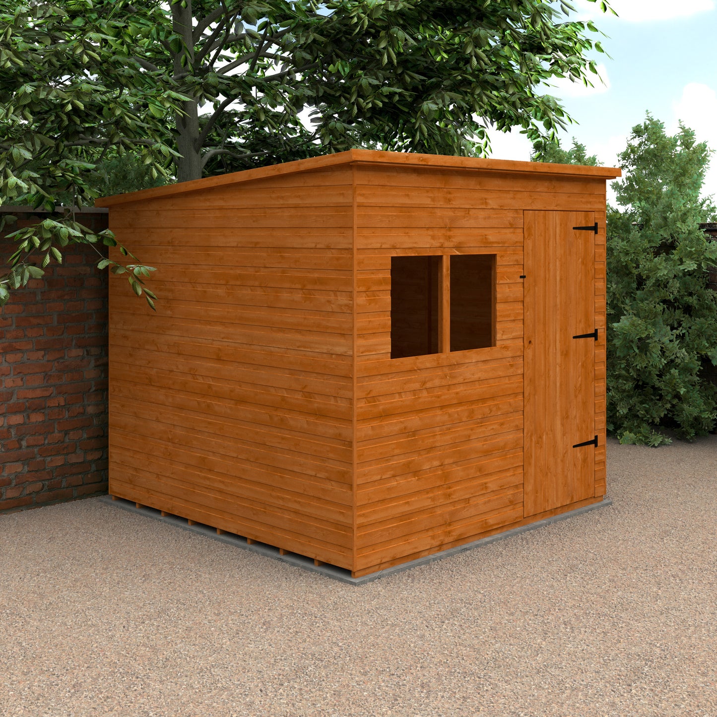 8x8 Deluxe Pent Shiplap