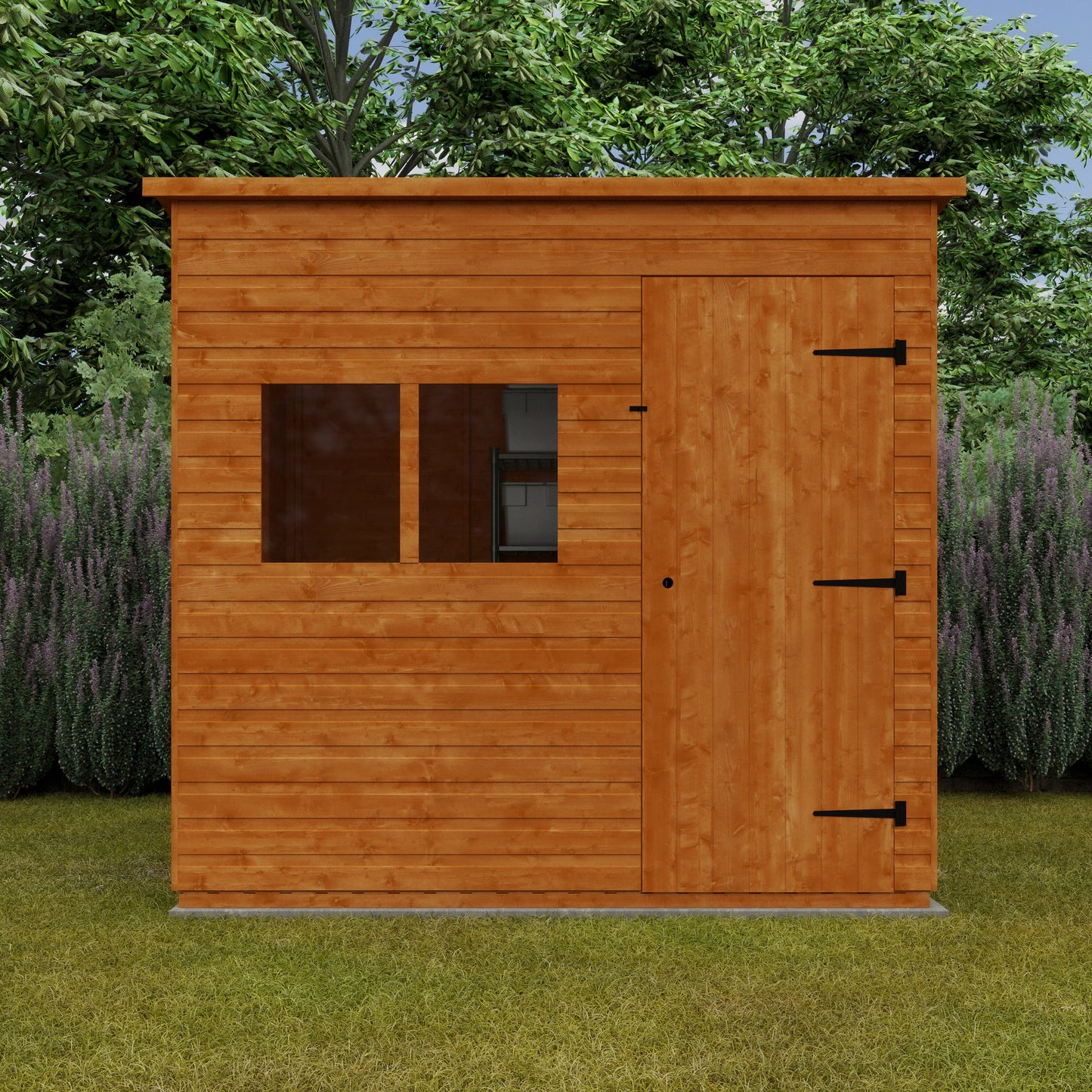 8x6 Deluxe Pent Shiplap