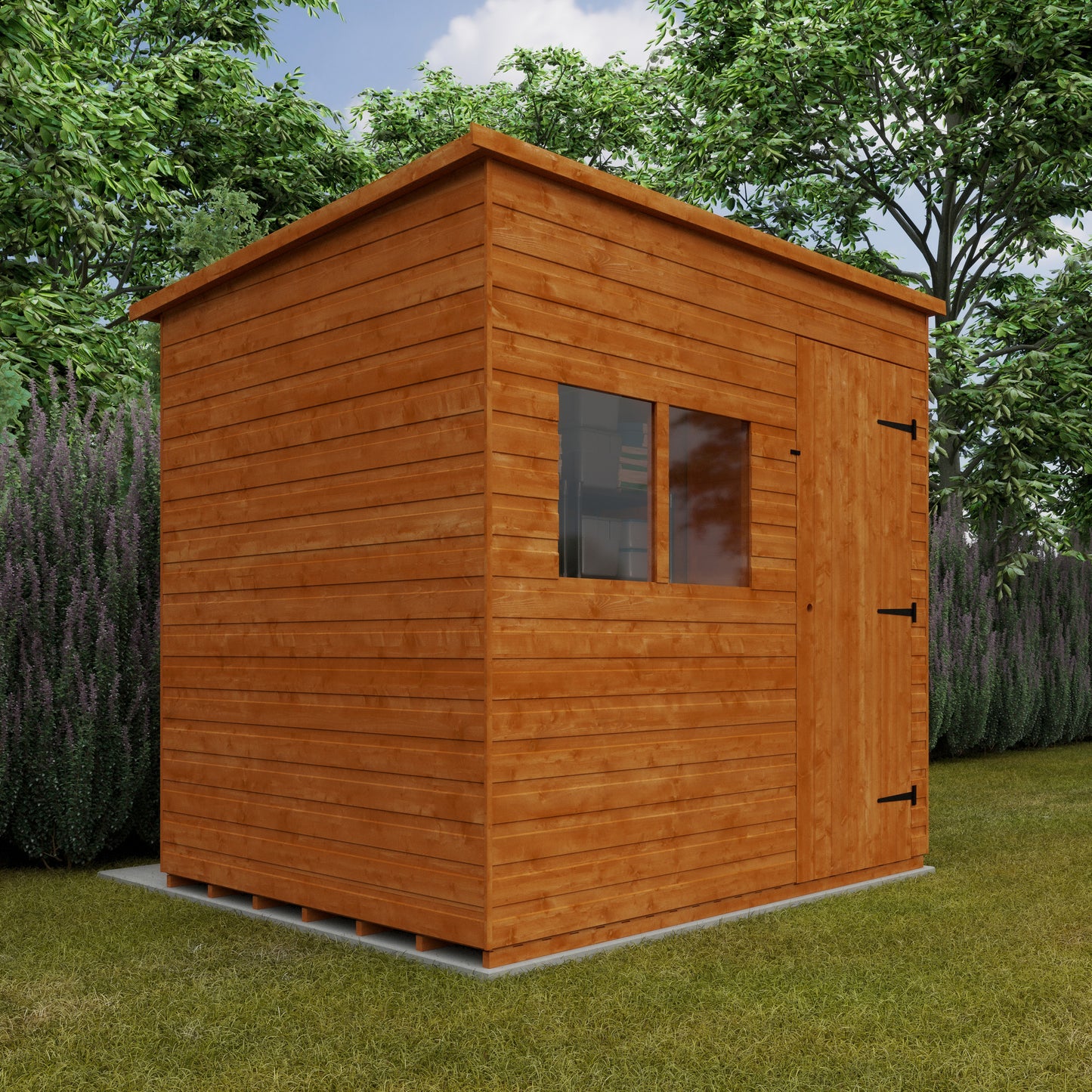 8x6 Deluxe Pent Shiplap