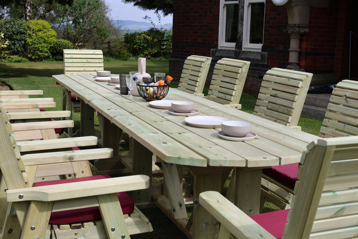 Churnet Valley Ergo Large 10 Seater Set 10Xc 4M Table