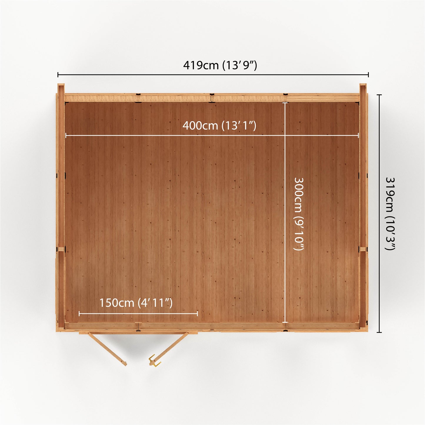 Mercia Sherwood Edwinstowe 4mx3m Insulated Garden Room