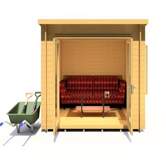 Shire Emneth 10x7 19mm Log Cabin
