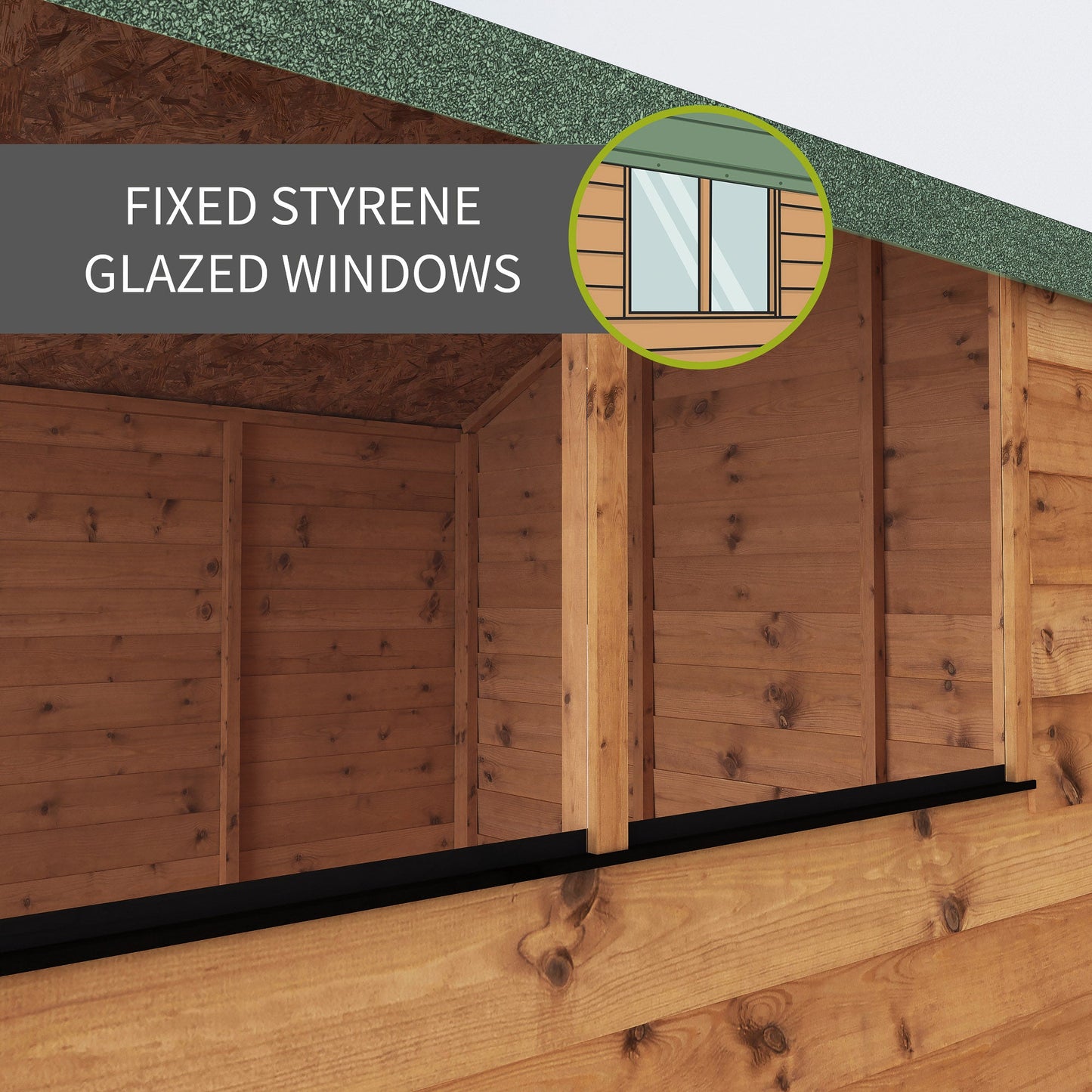 Mercia 7x7 Shiplap Corner Shed