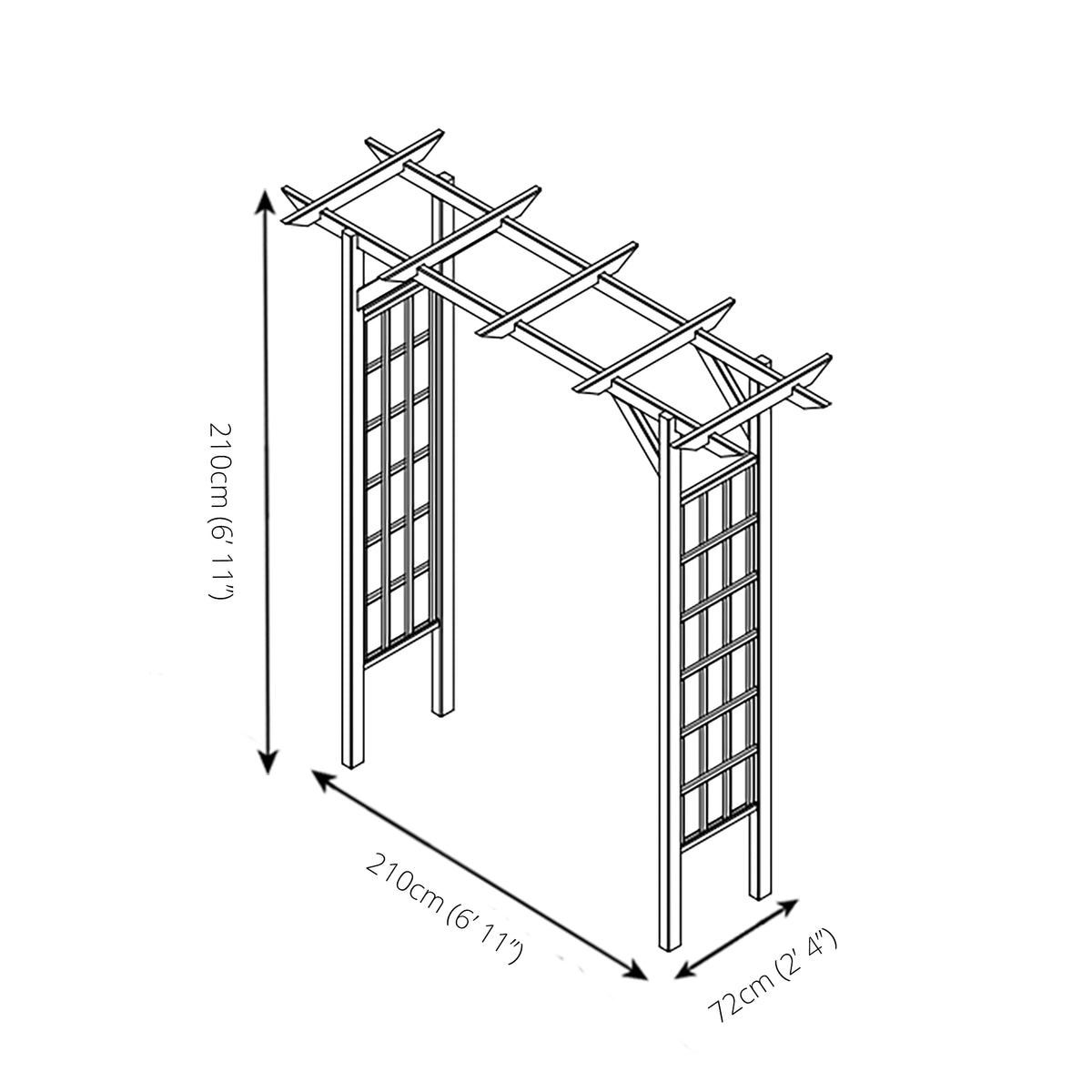 Mercia Flat Top Arch
