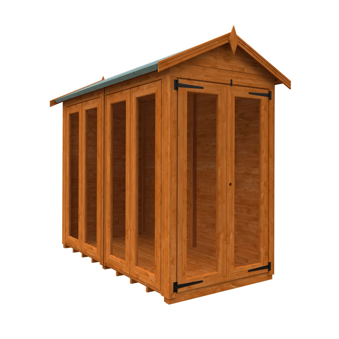 8x4 Full Pane Flex Apex Summerhouse