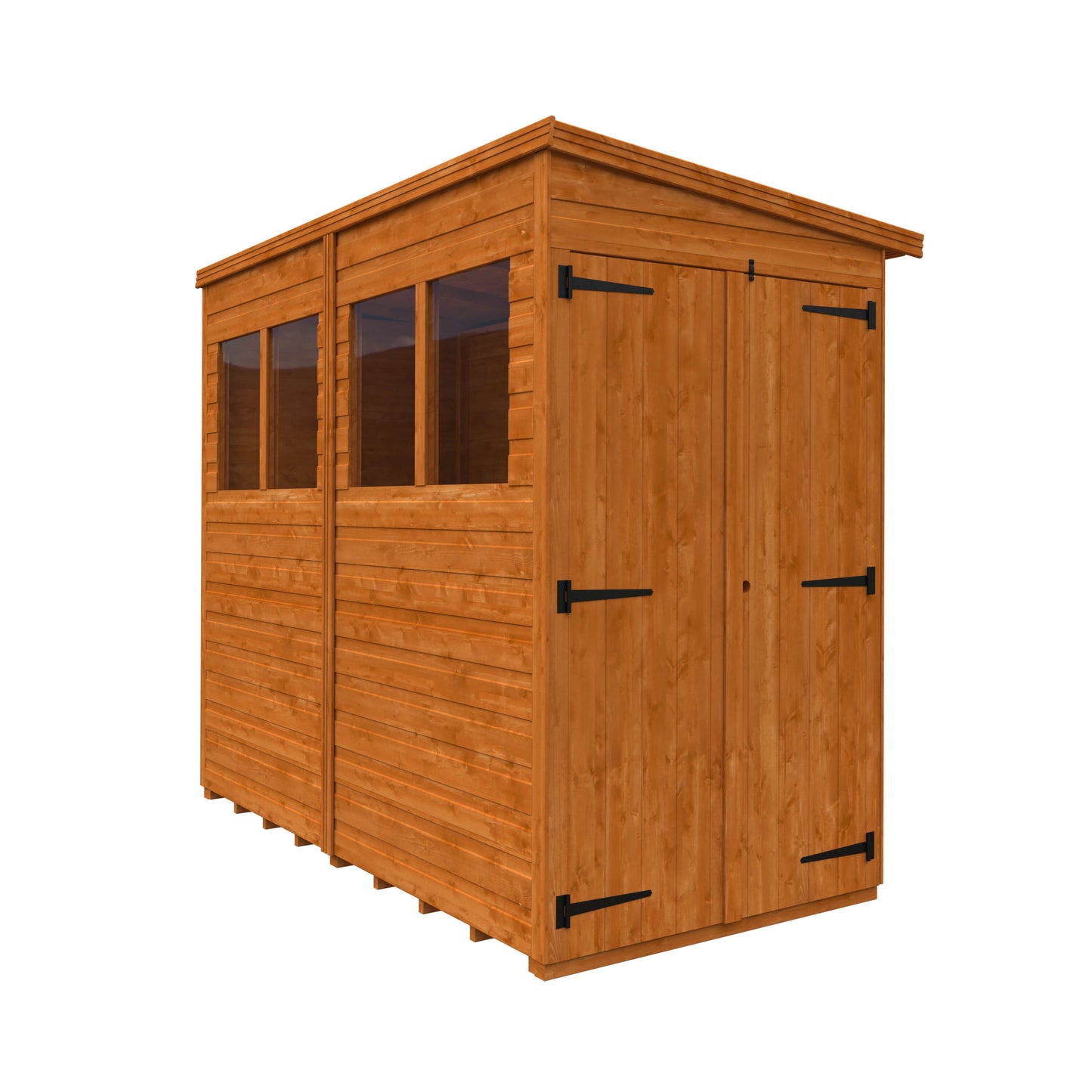 8x4 Double Door Flex Pent