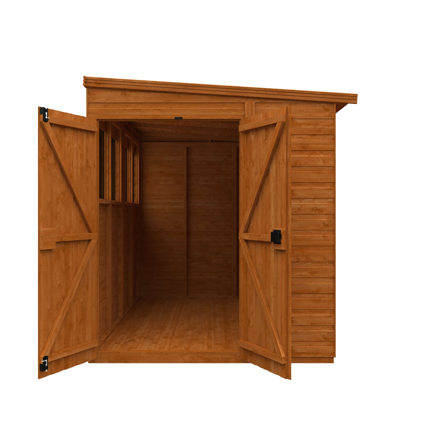 8x6 Double Door Flex Pent