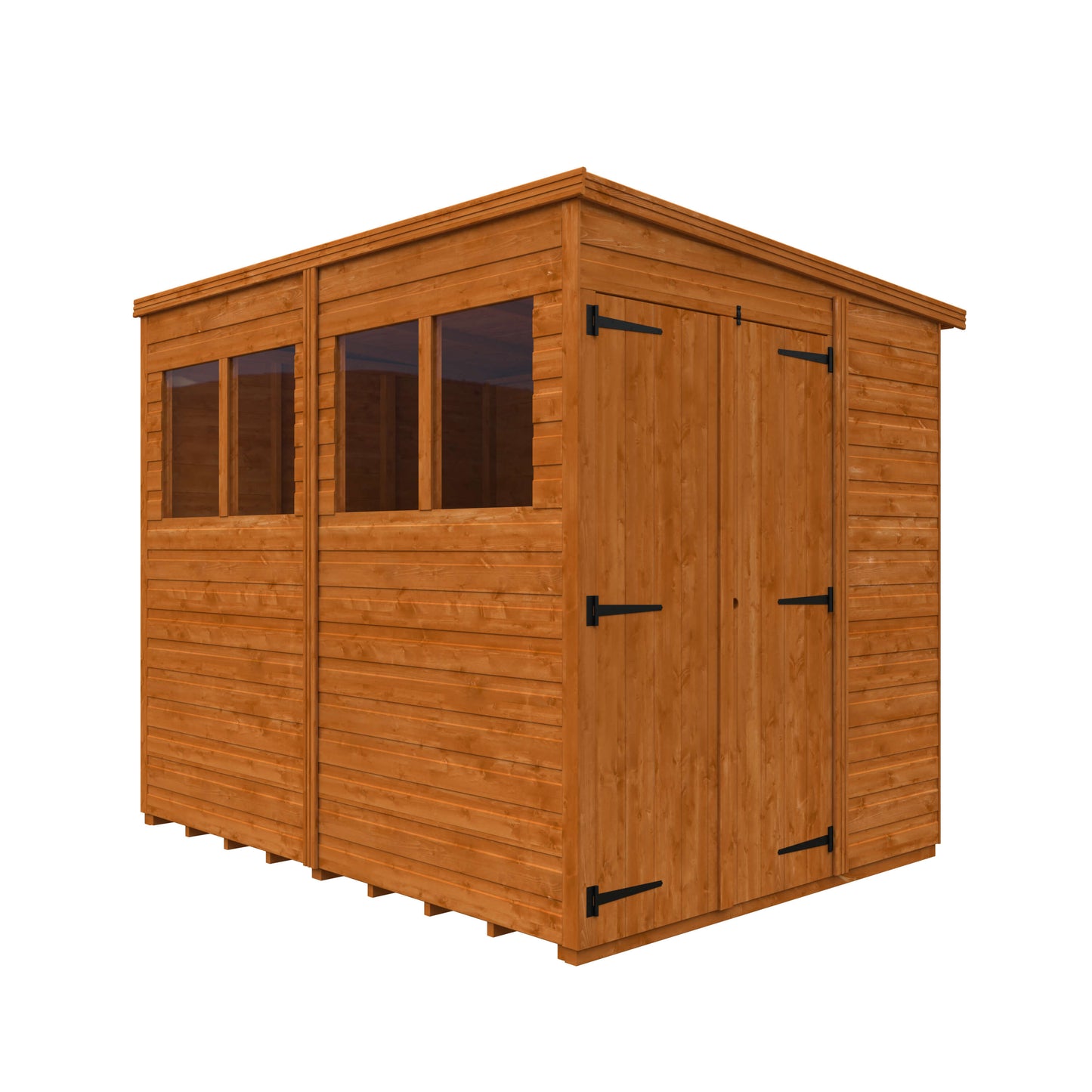 8x6 Double Door Flex Pent