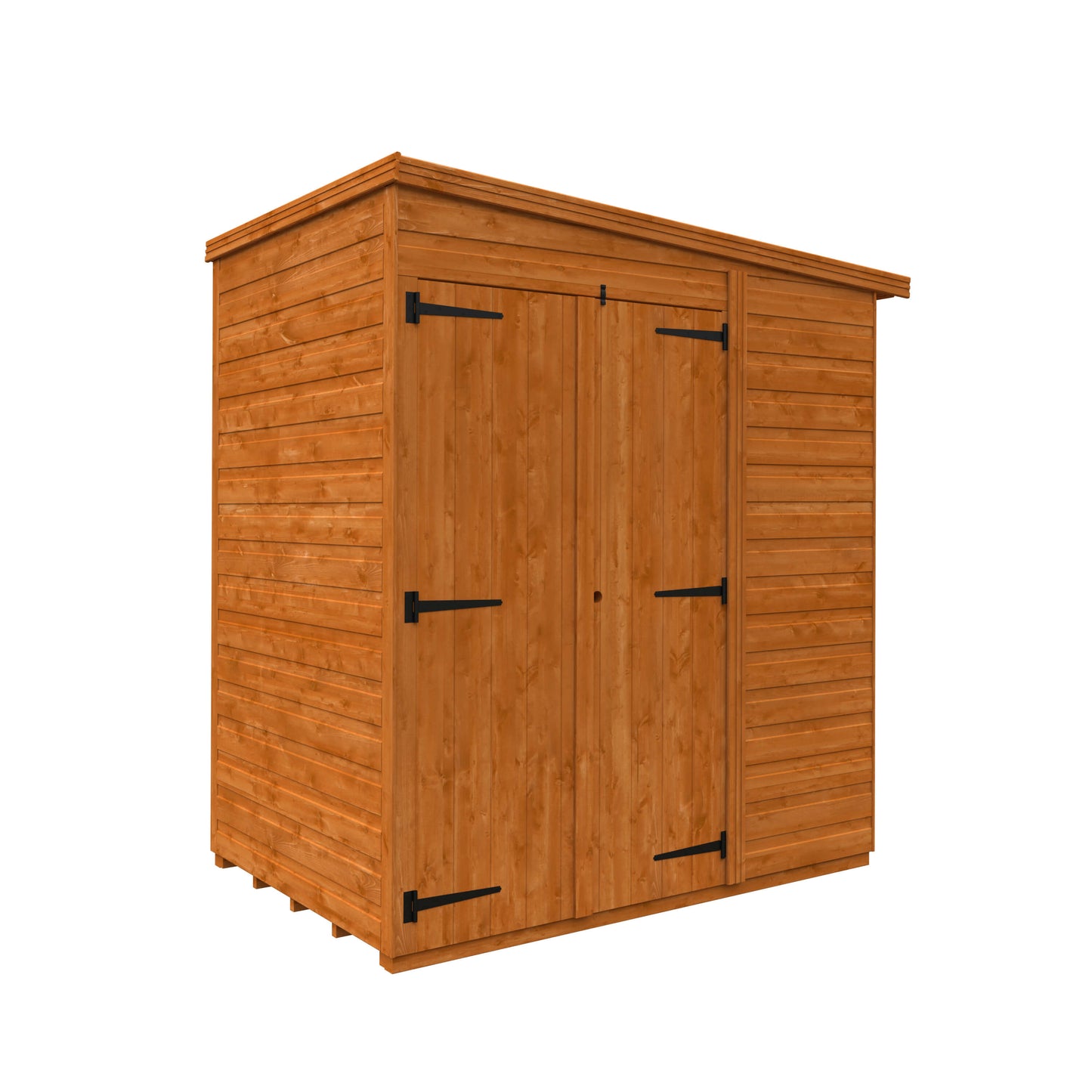 4x6 Double Door Windowless Flex Pent